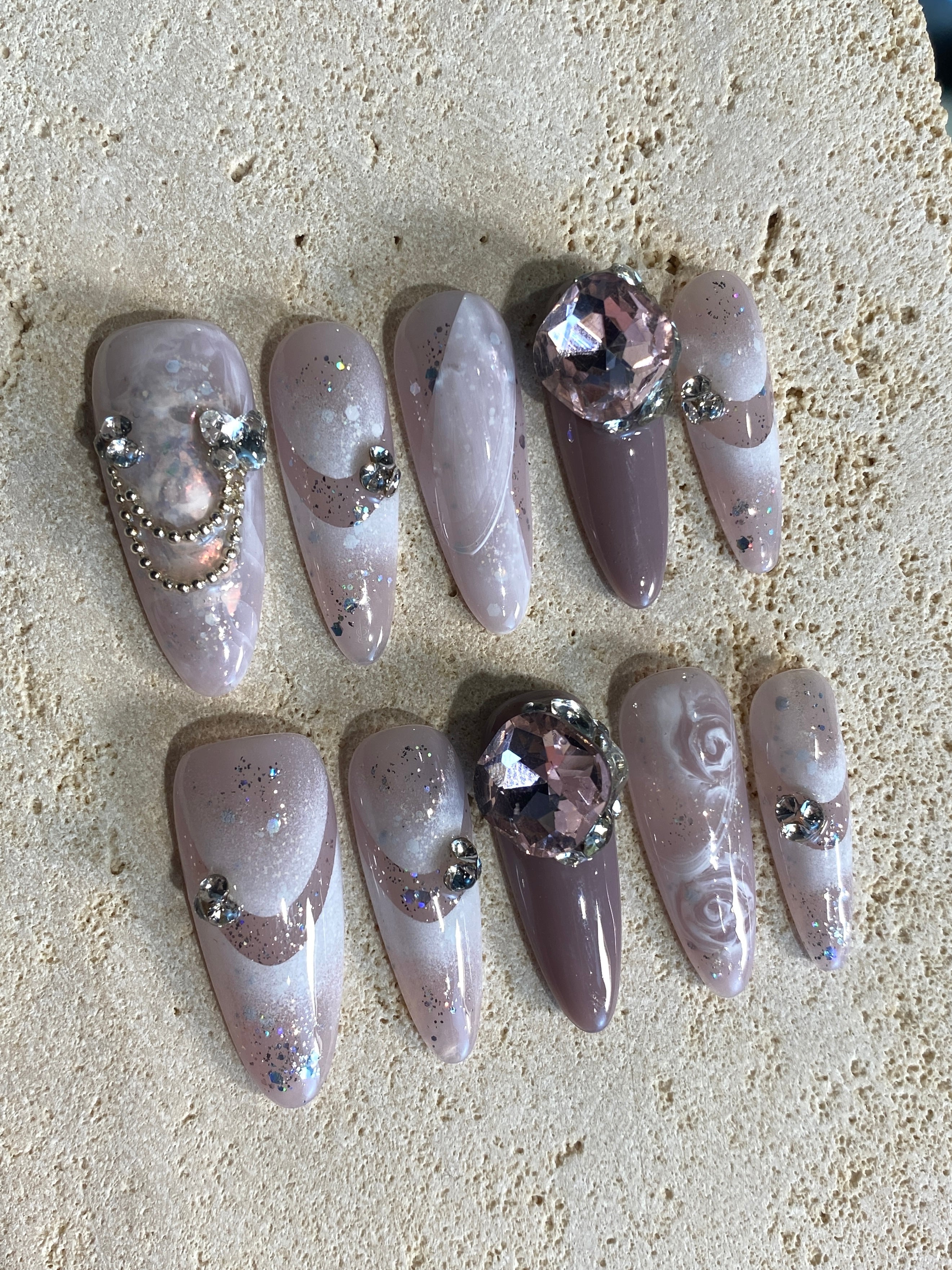 Lavender Rosè Press On Nails