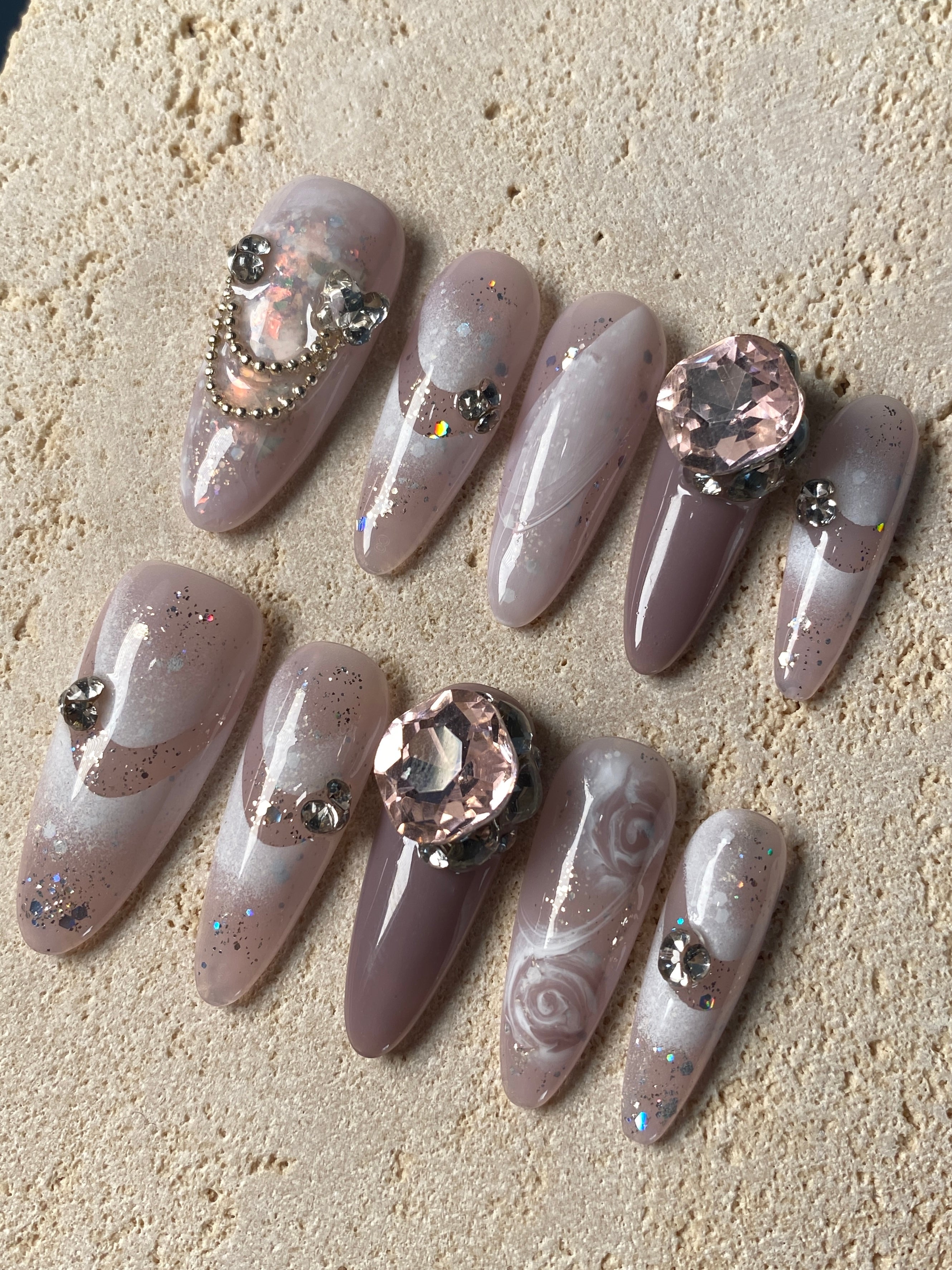 Lavender Rosè Press On Nails