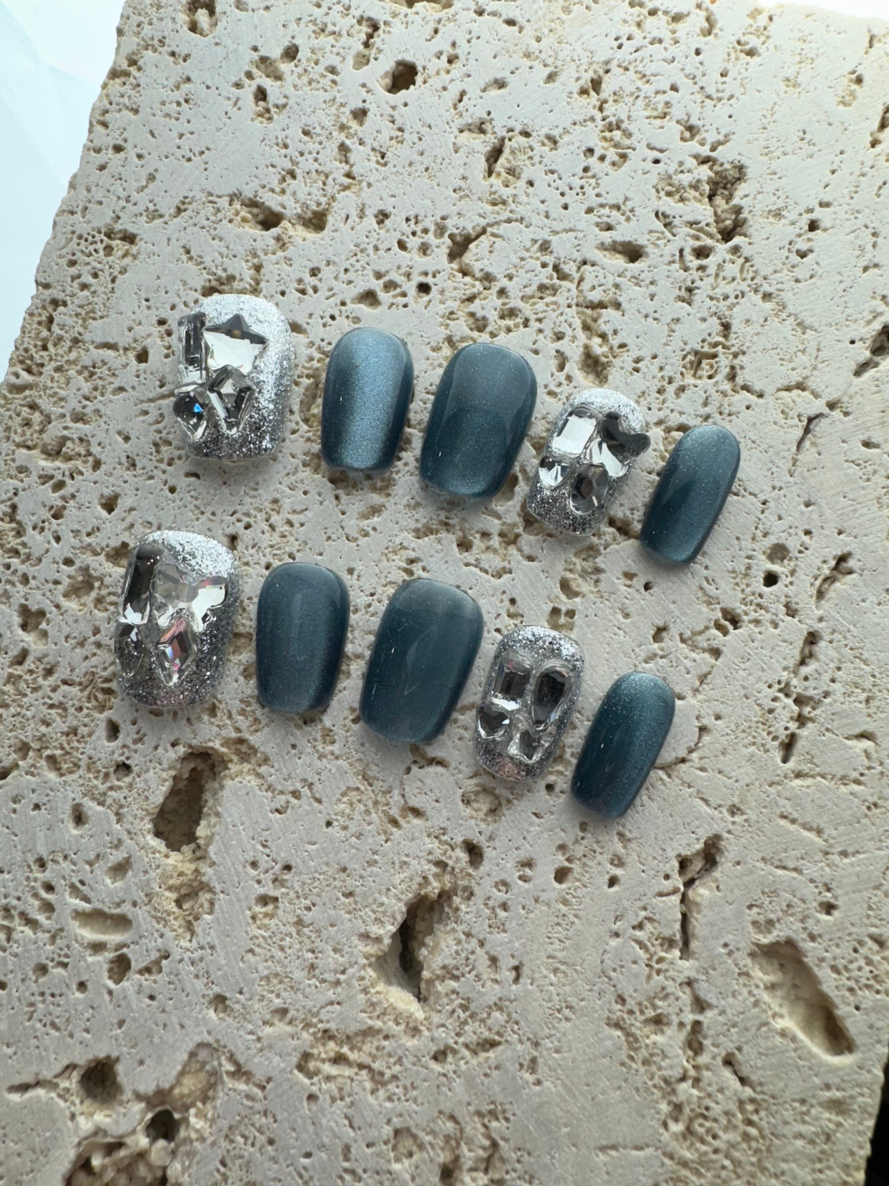 Star Sky Press On Nails