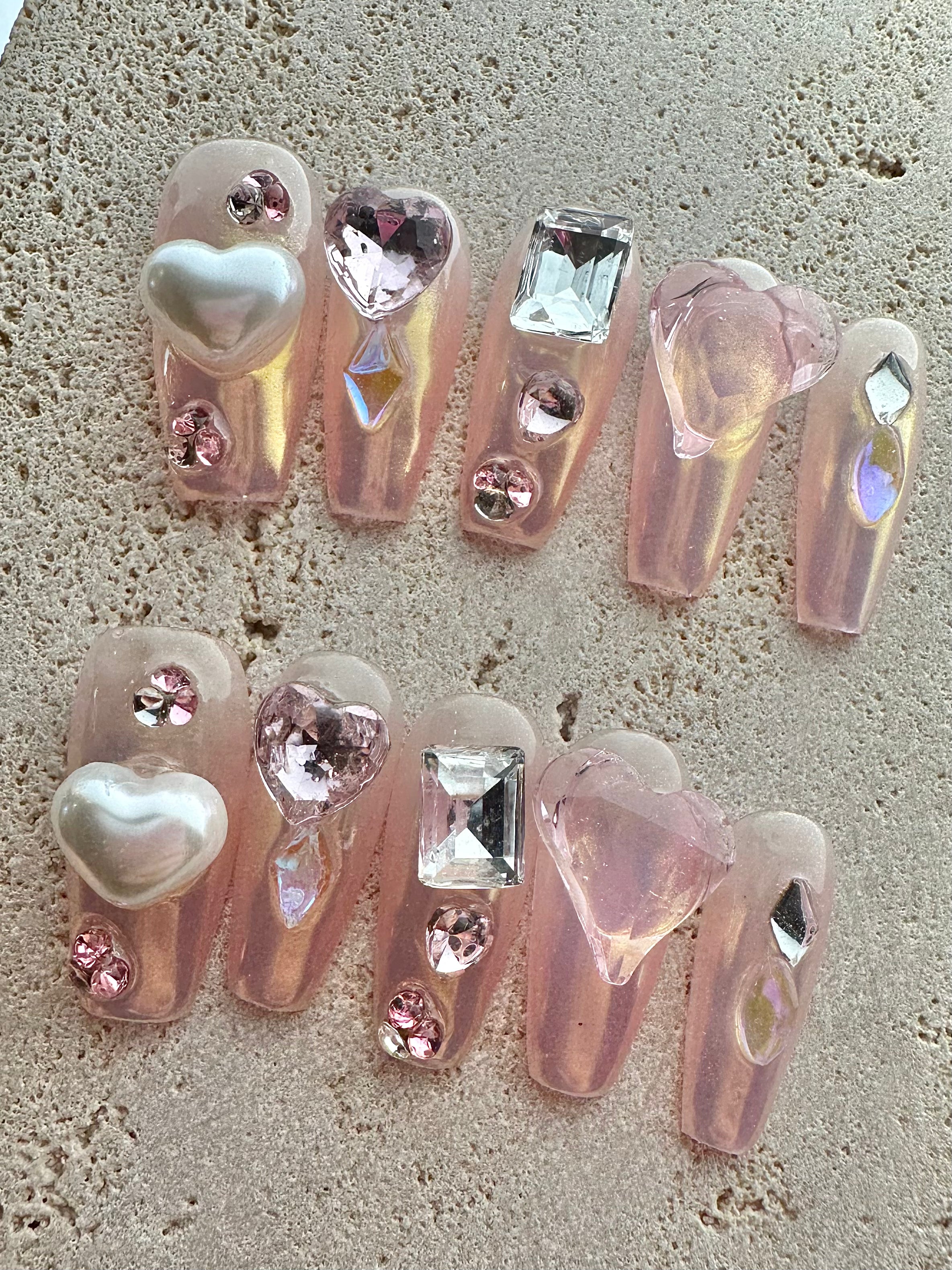 Valentine Baby Press On Nails