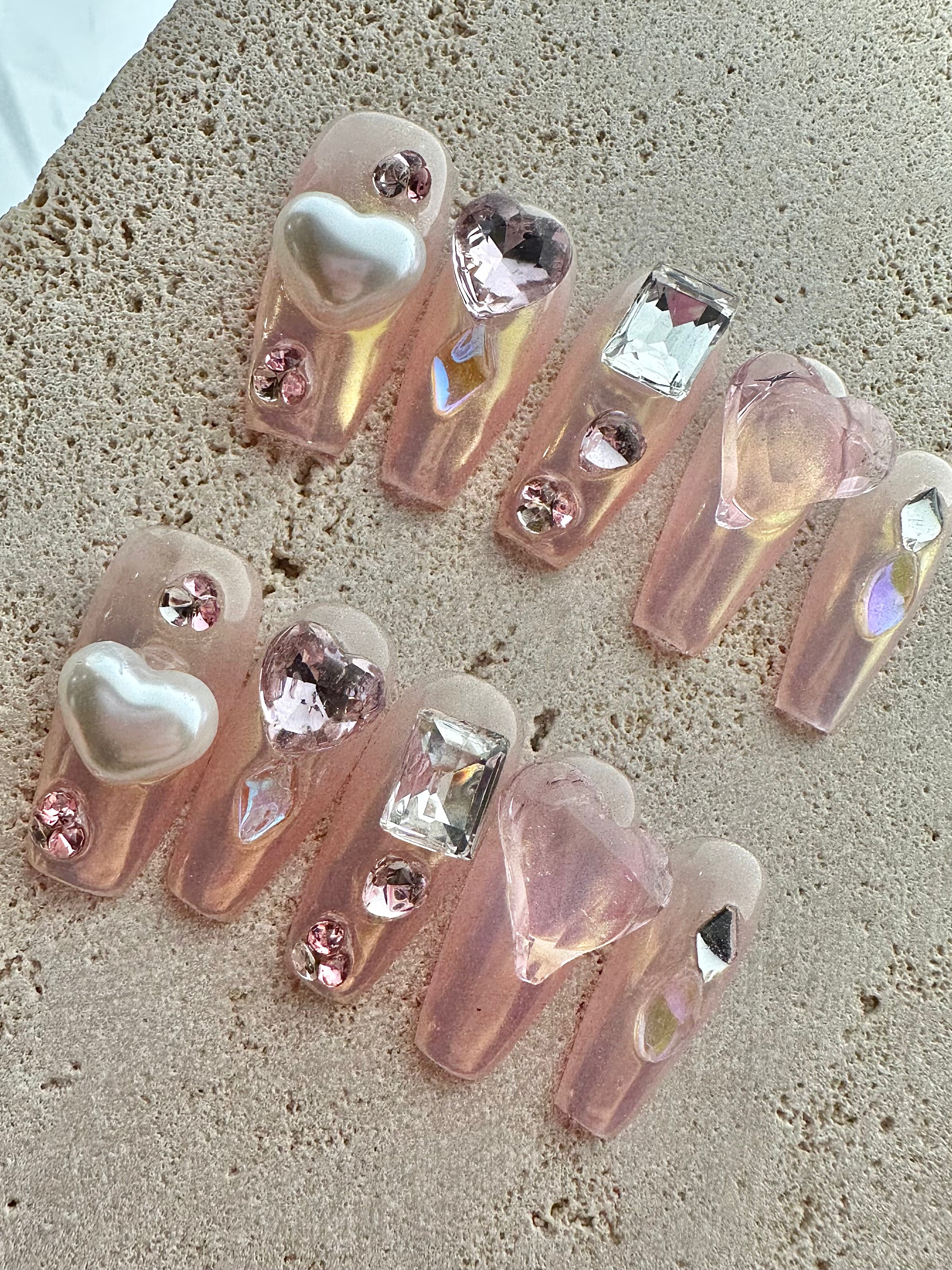 Valentine Baby Press On Nails