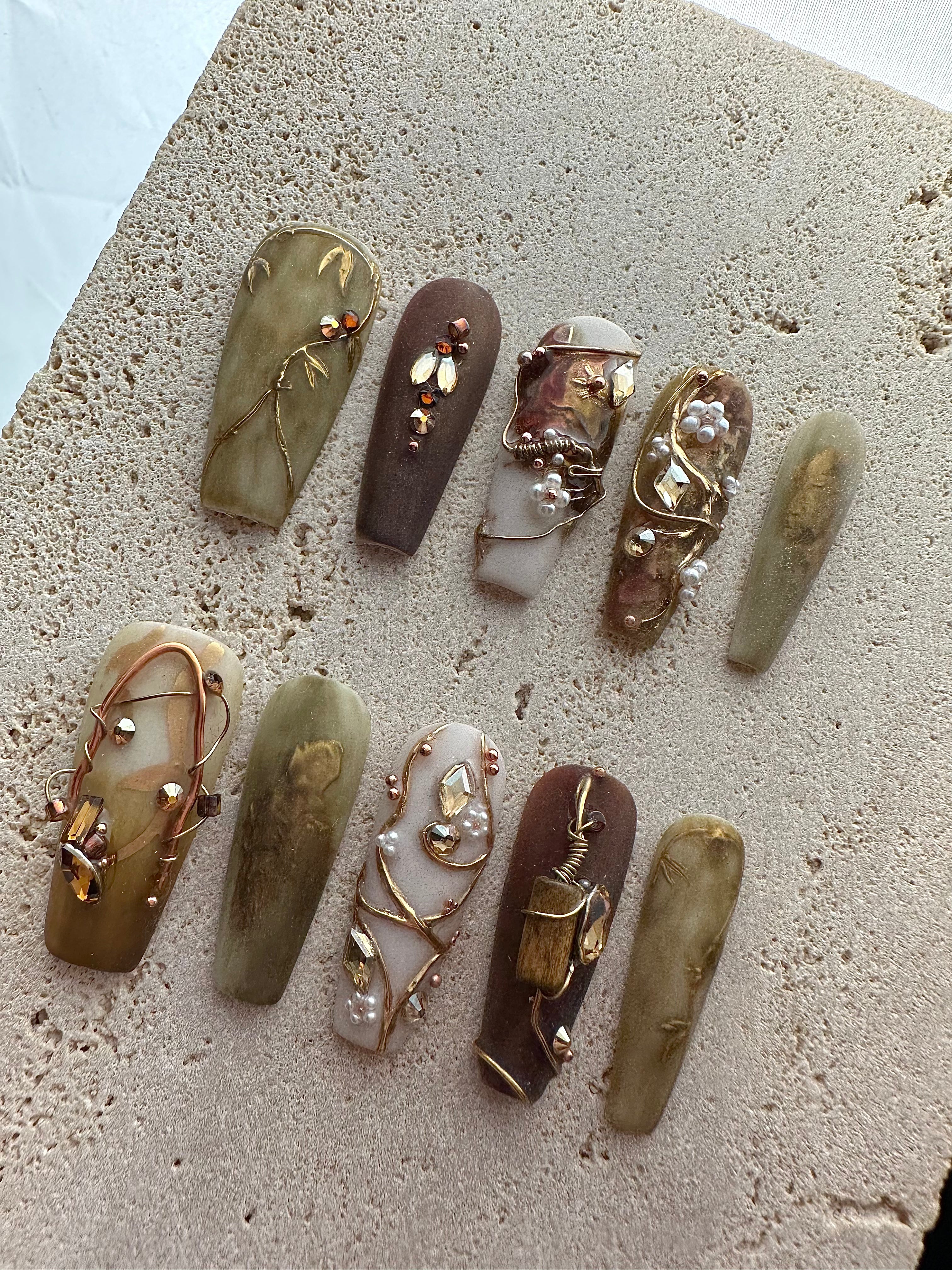 Forest Nymph Press On Nails