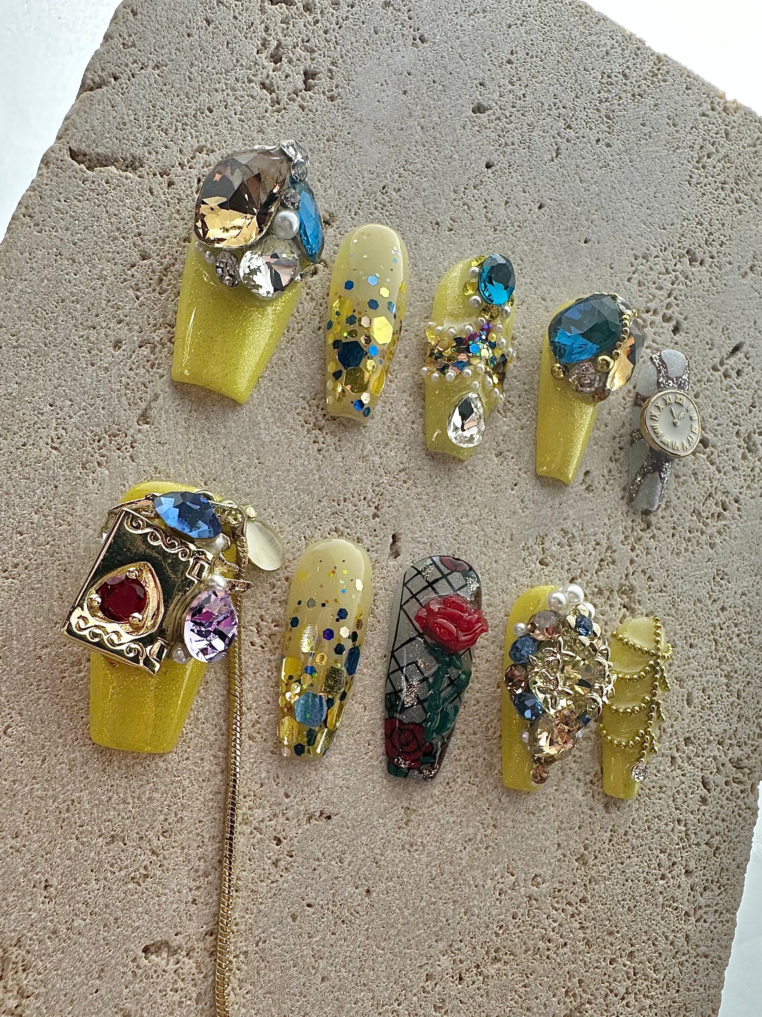 New Year Press On Nails
