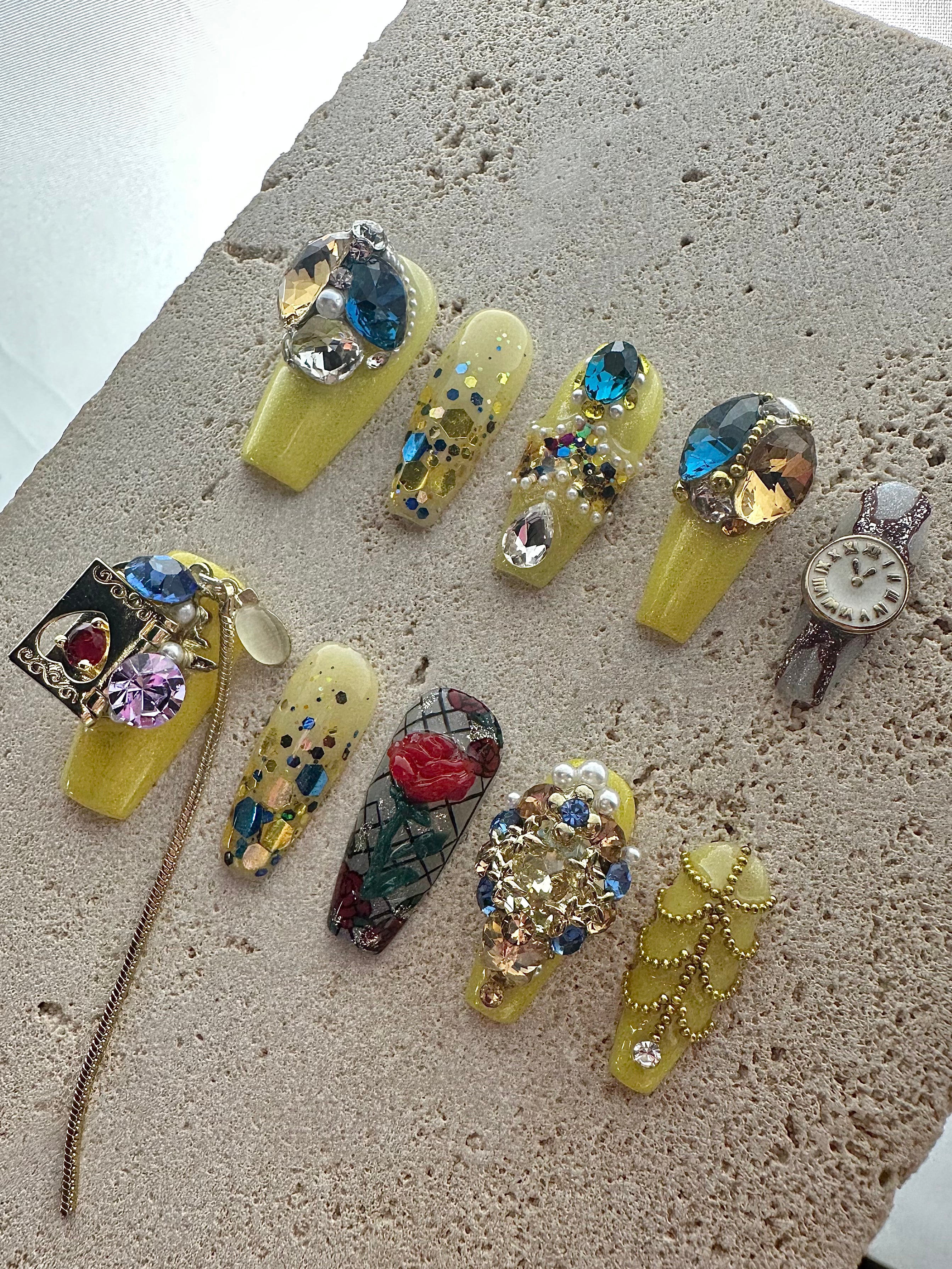 New Year Press On Nails