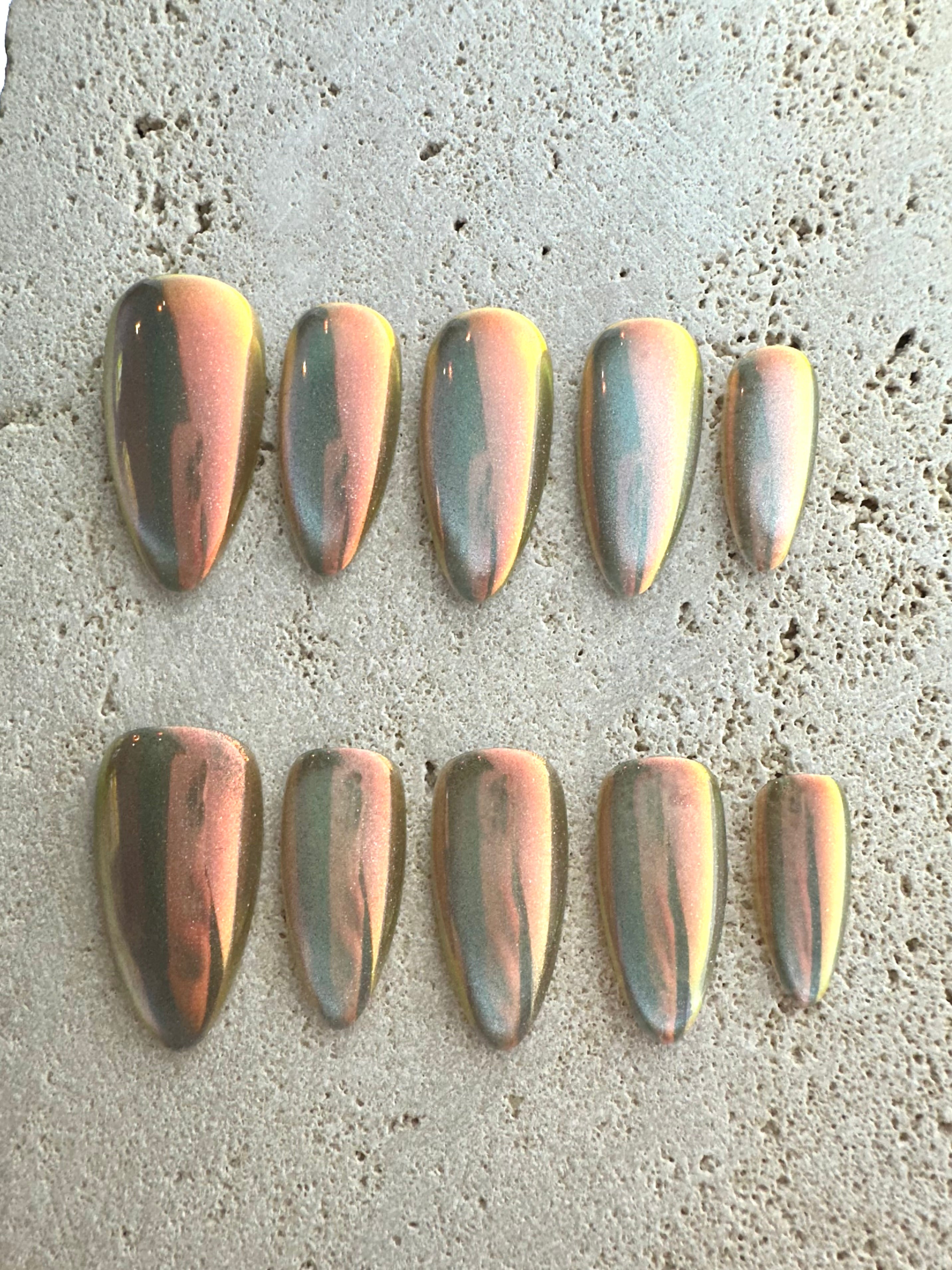 Crystal Magic Press On Nails- Sunset