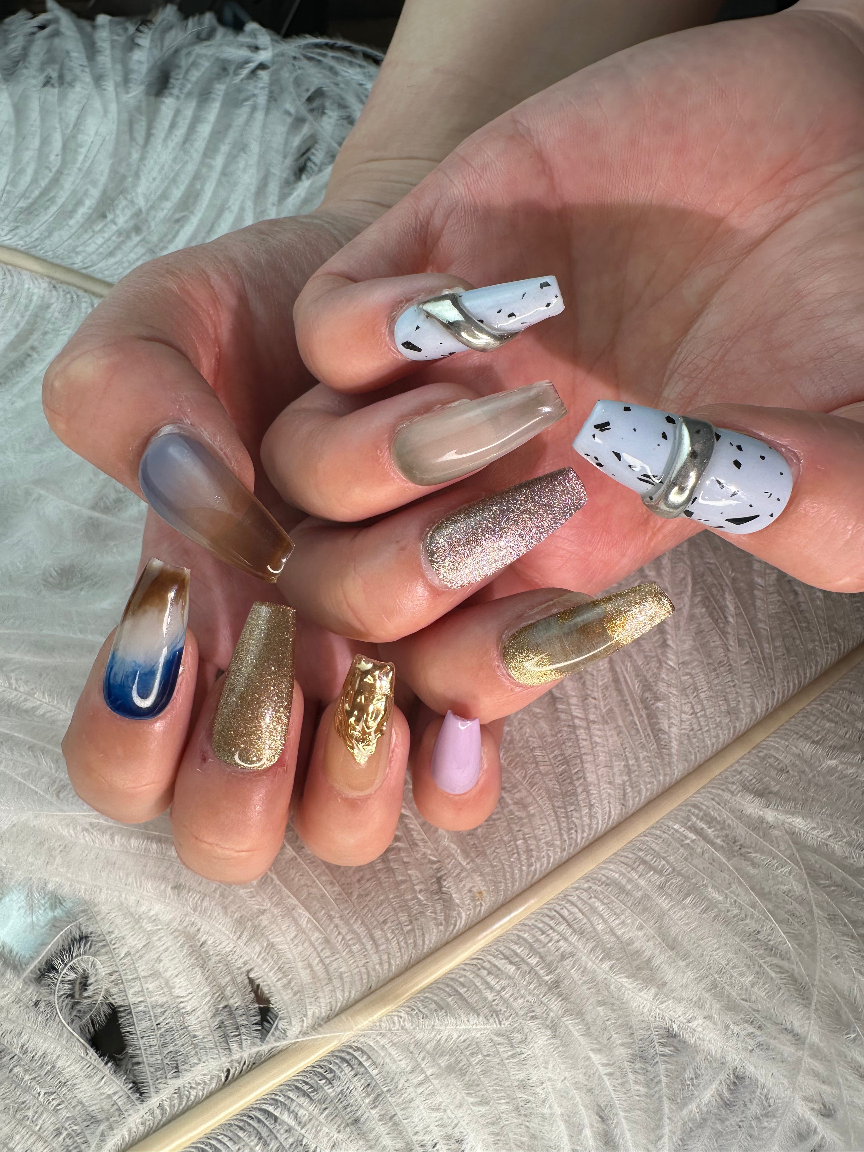 Love Mix Press On Nails