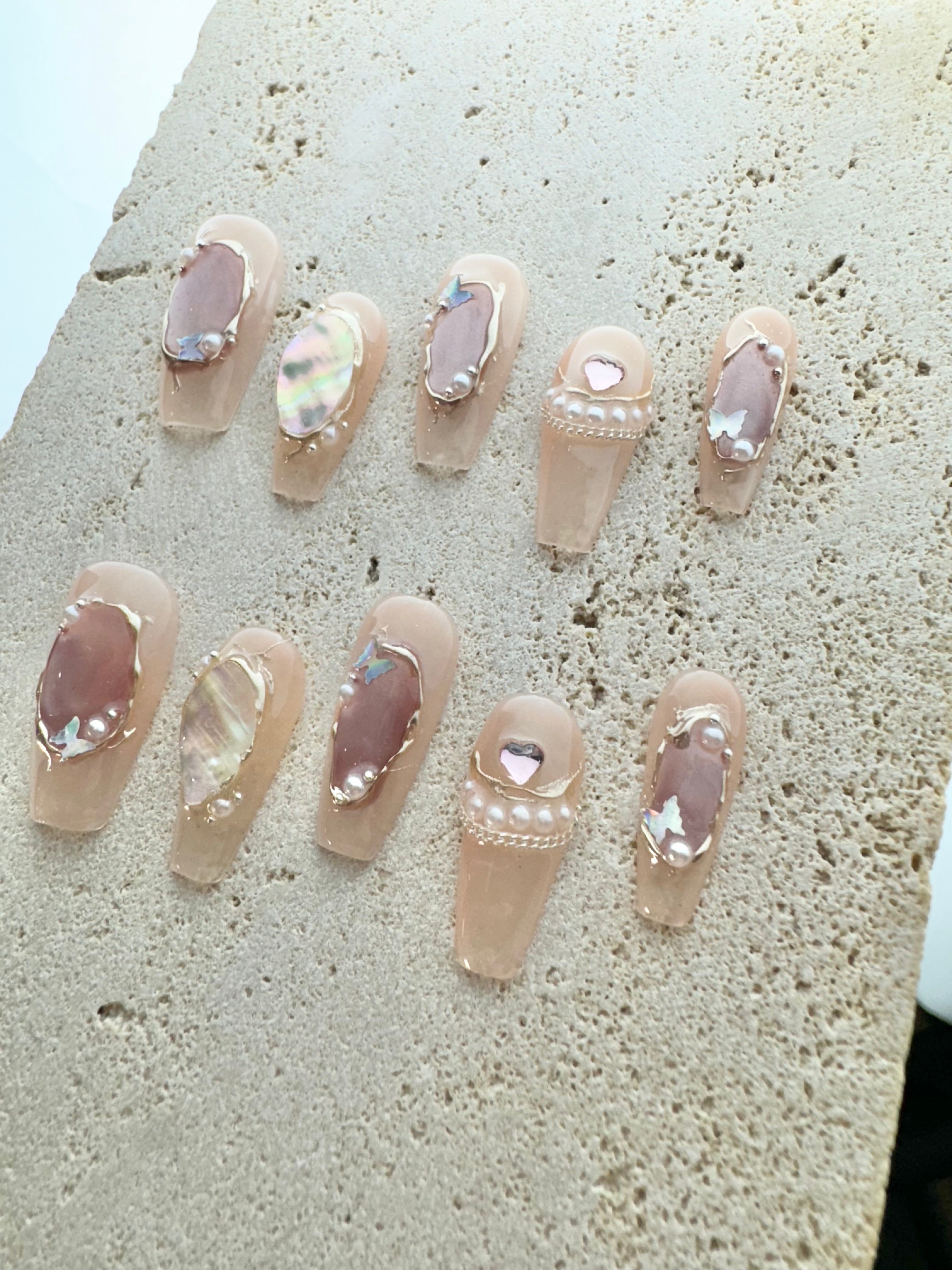 Dream Place Press On Nails