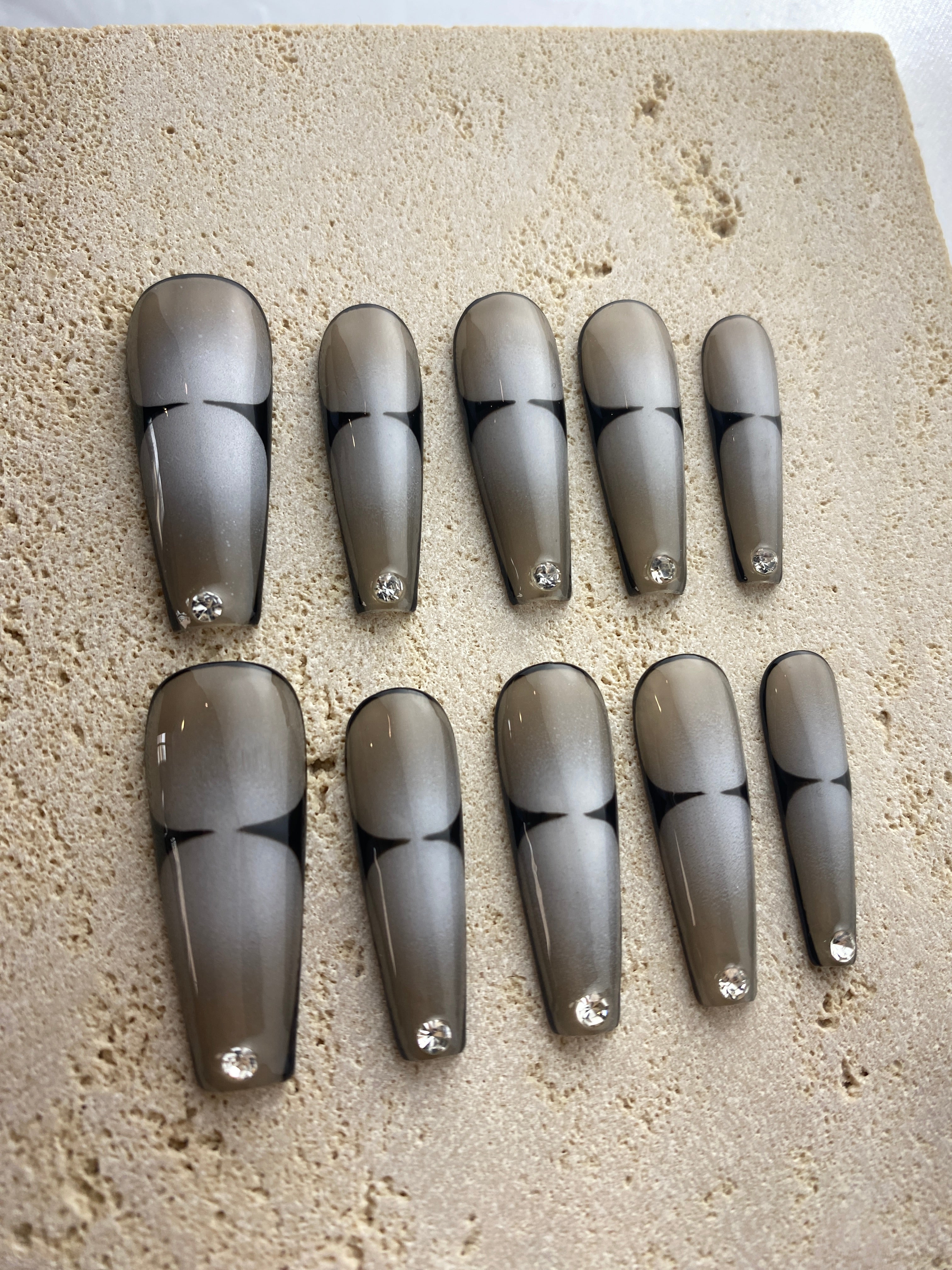 Ballet Hunter Press On Nails