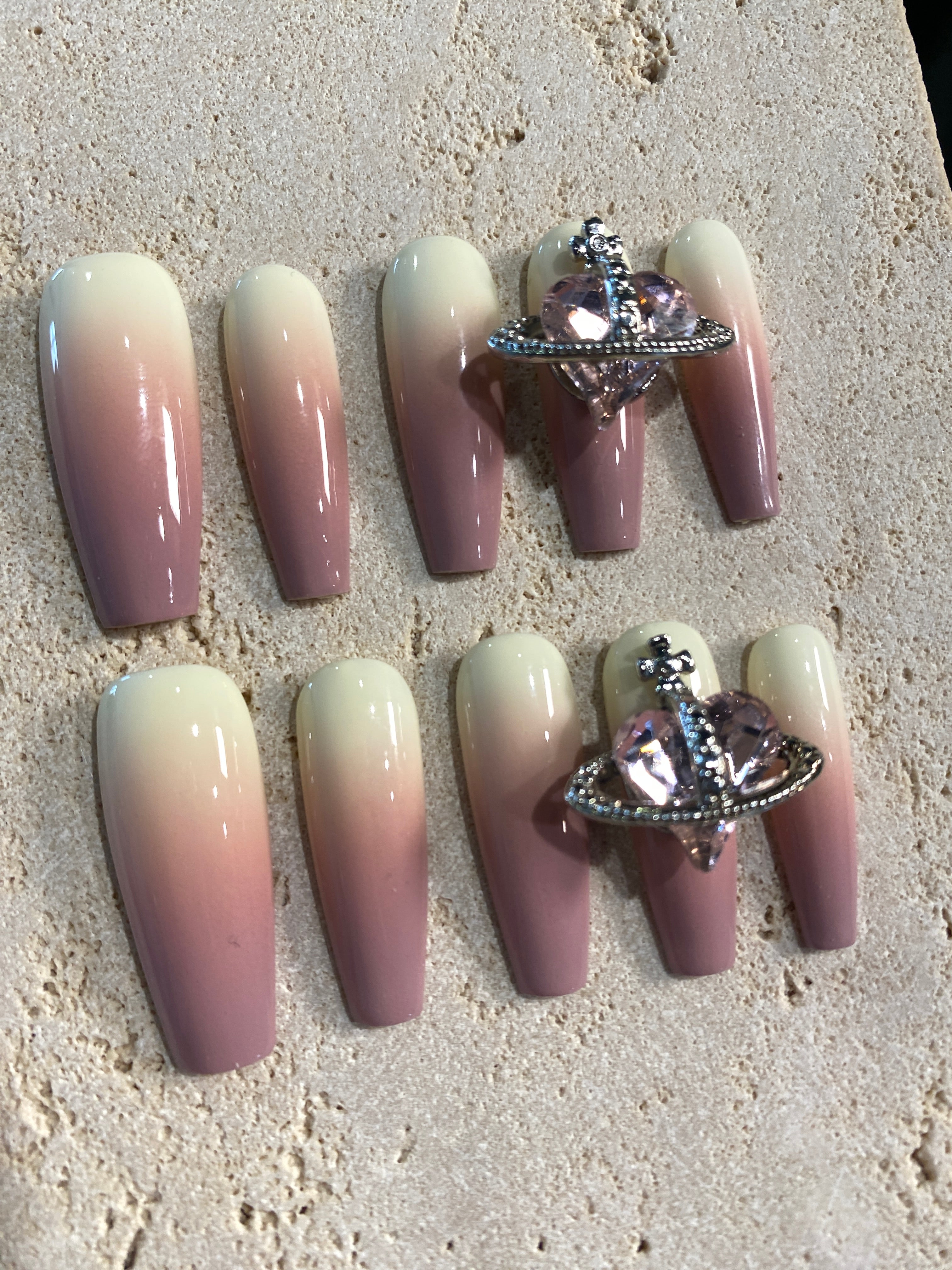 Strawberry Cake Press On Nails