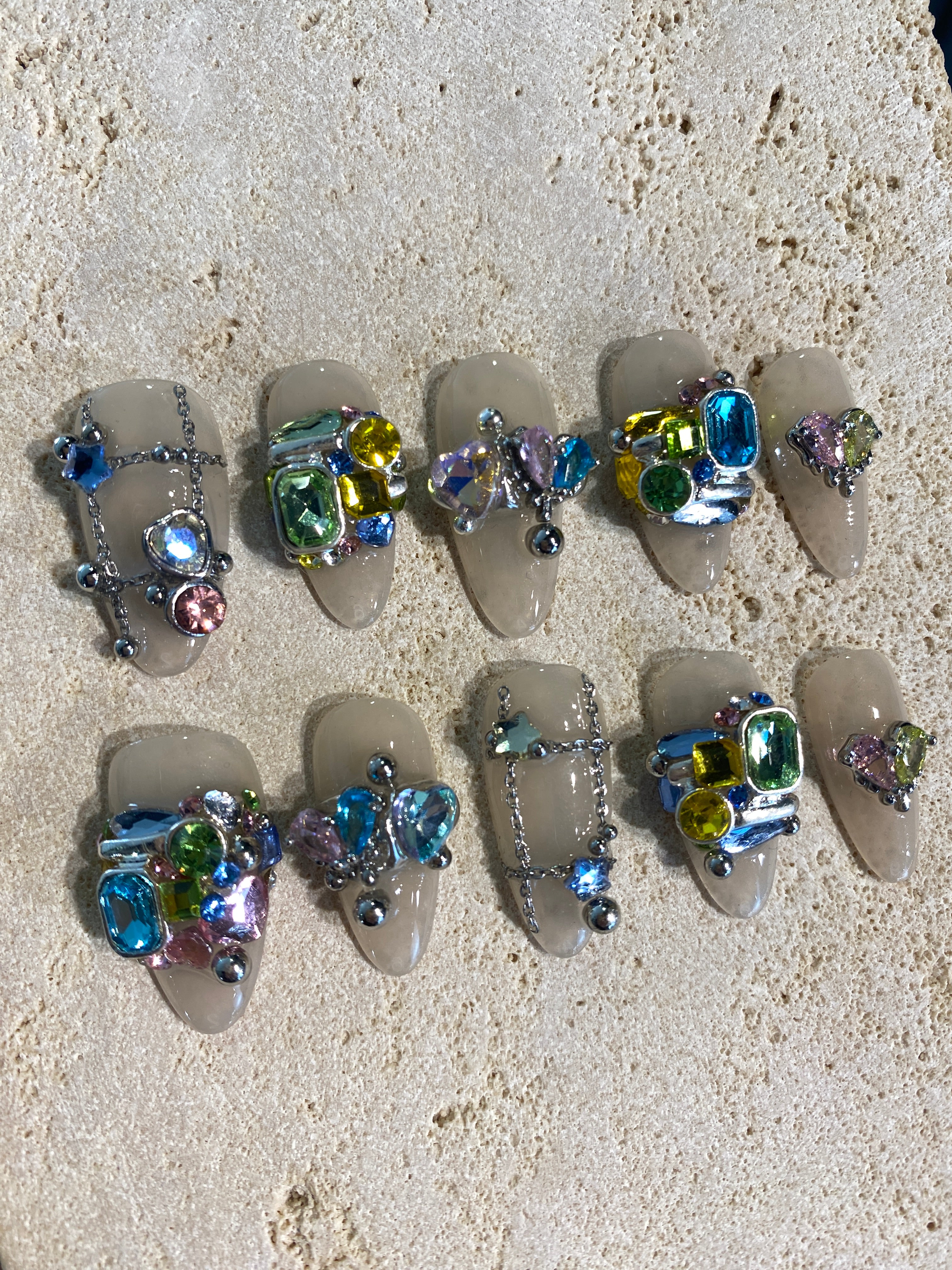 Wonderland Press On Nails