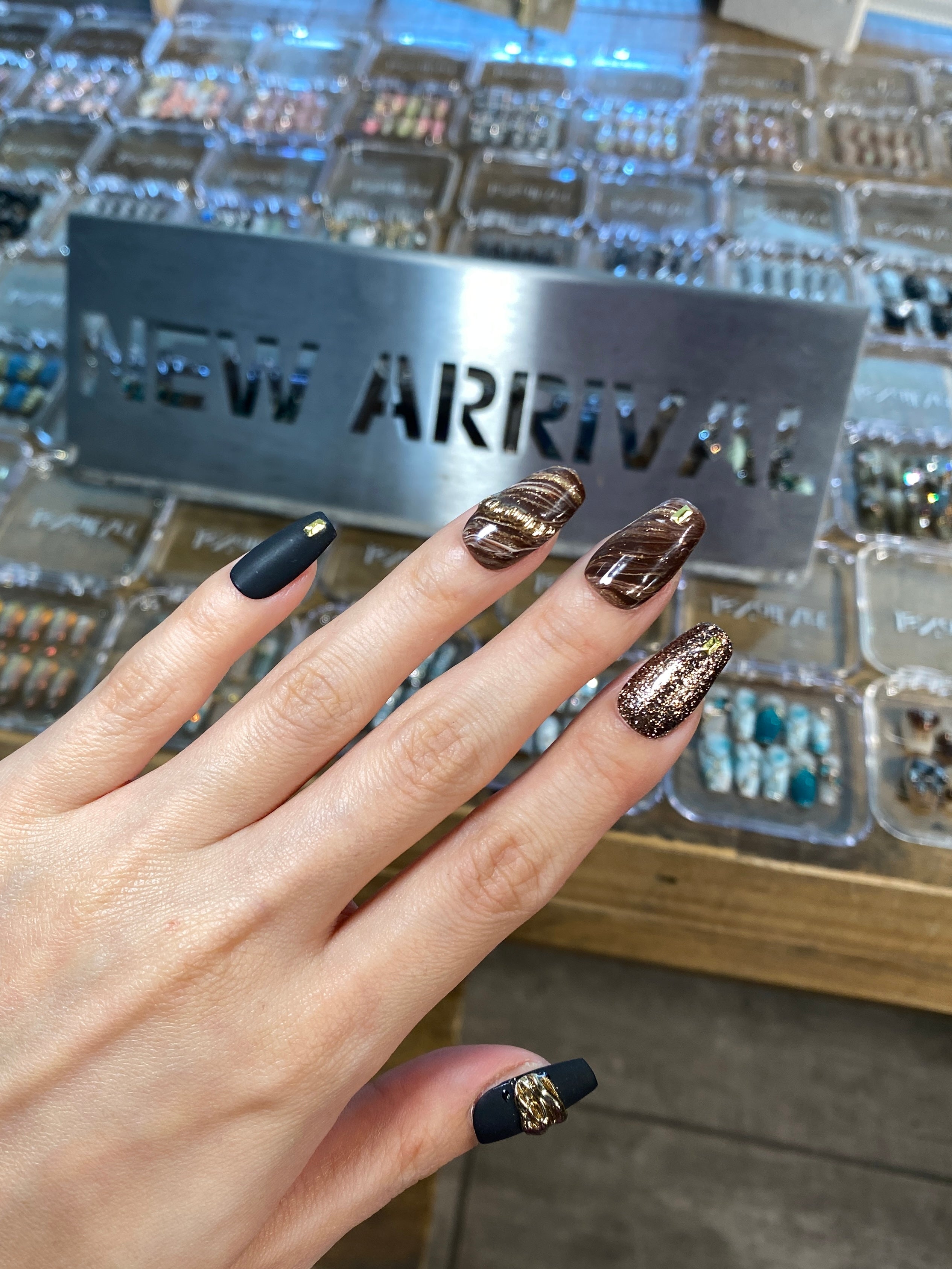 Black Symphony Press On Nails