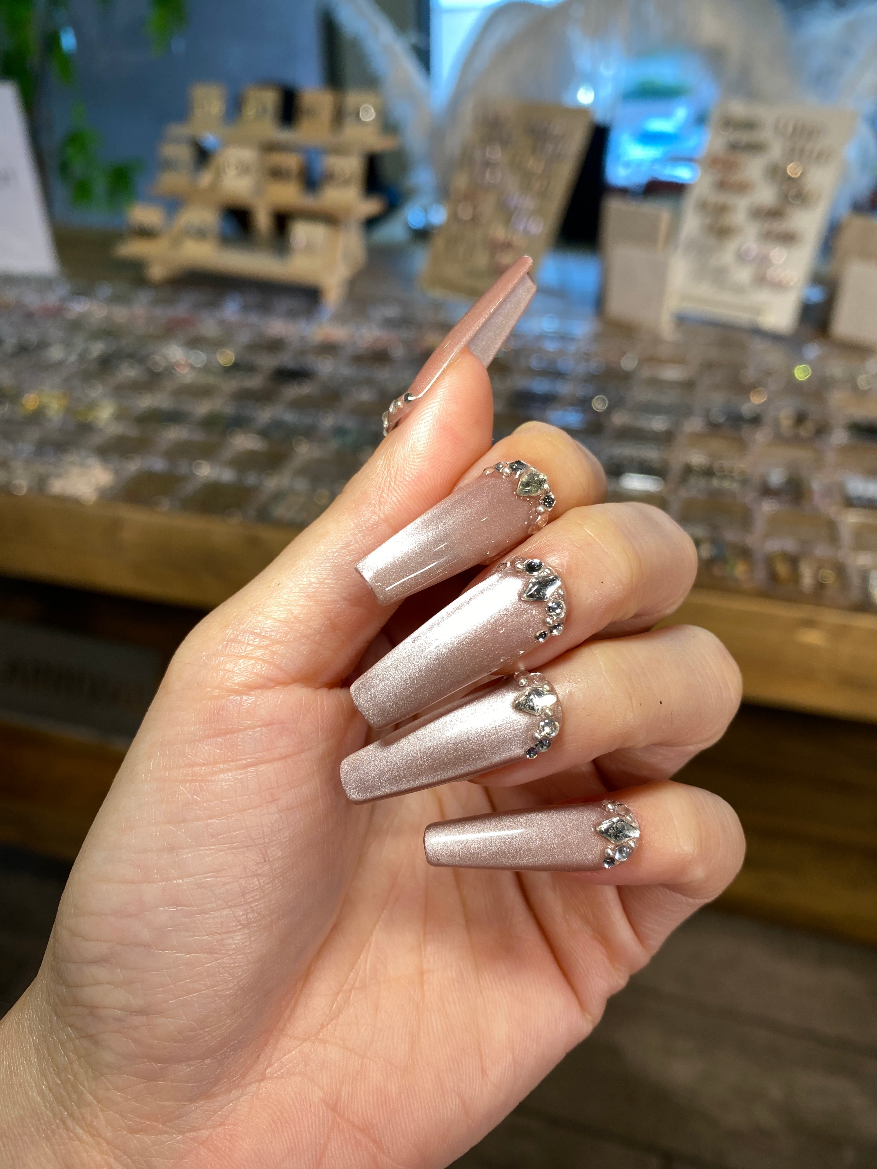 Sweet Pink Press On Nails