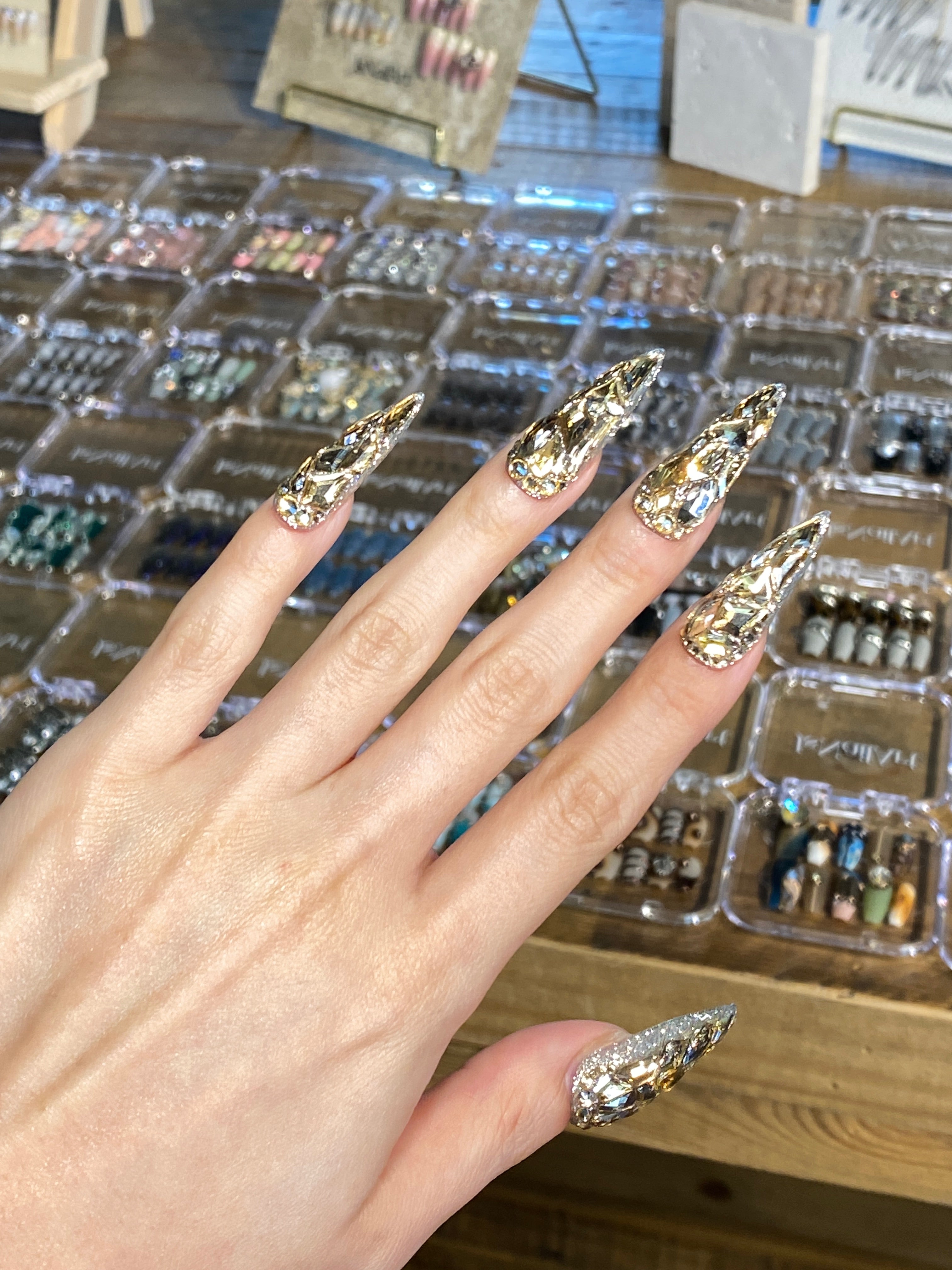 Diamond Life Press On Nails