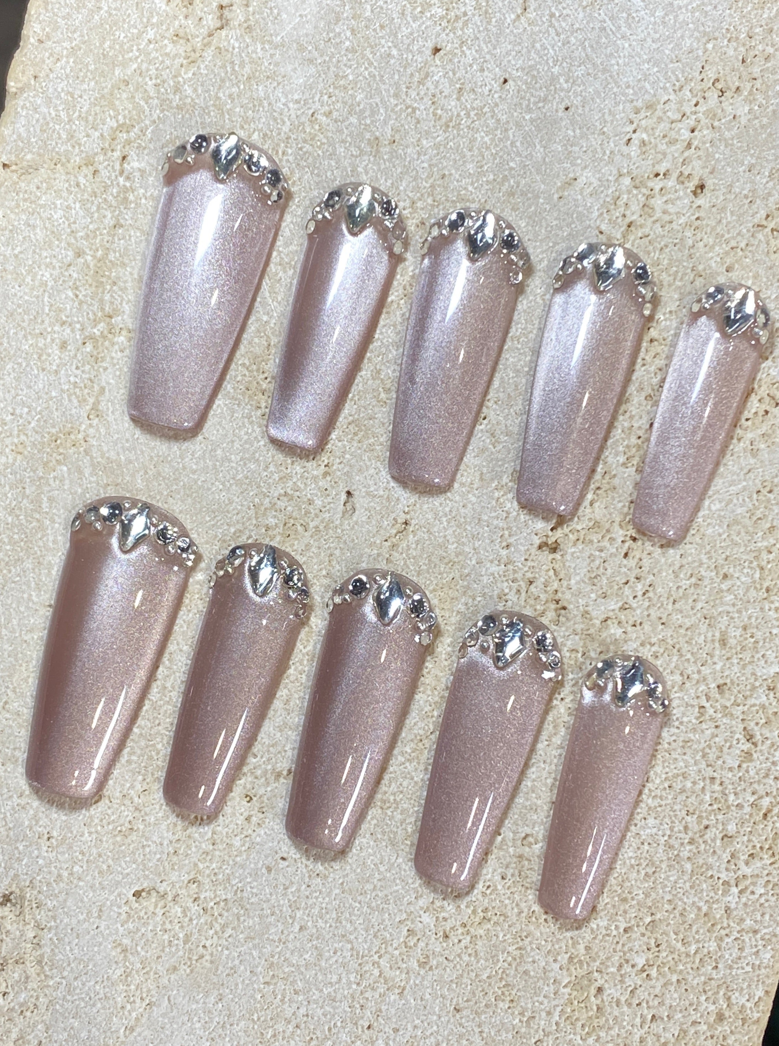 Sweet Pink Press On Nails