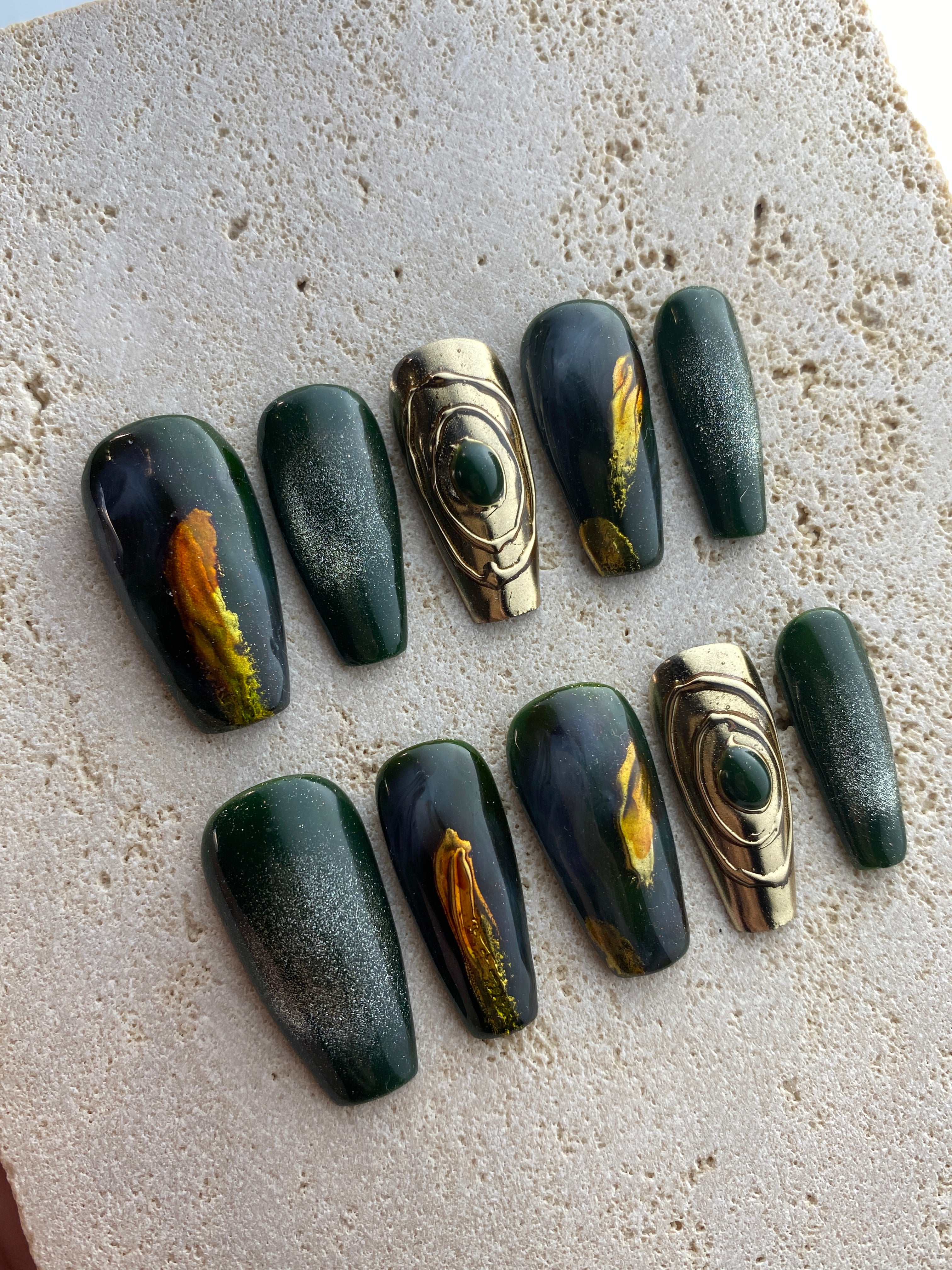 Galaxy Dawn Press On Nails