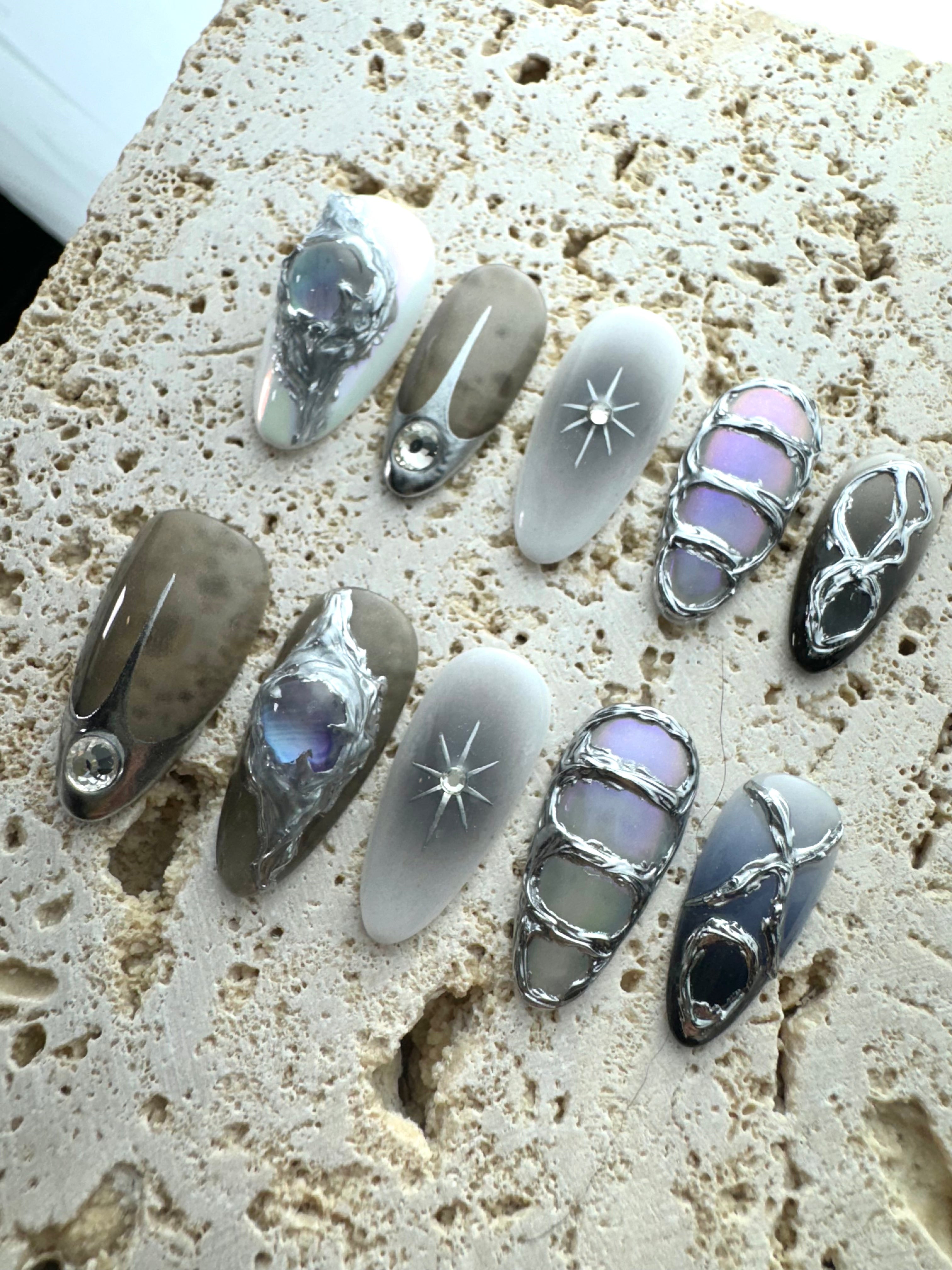Iron Ore Princess Press On Nails