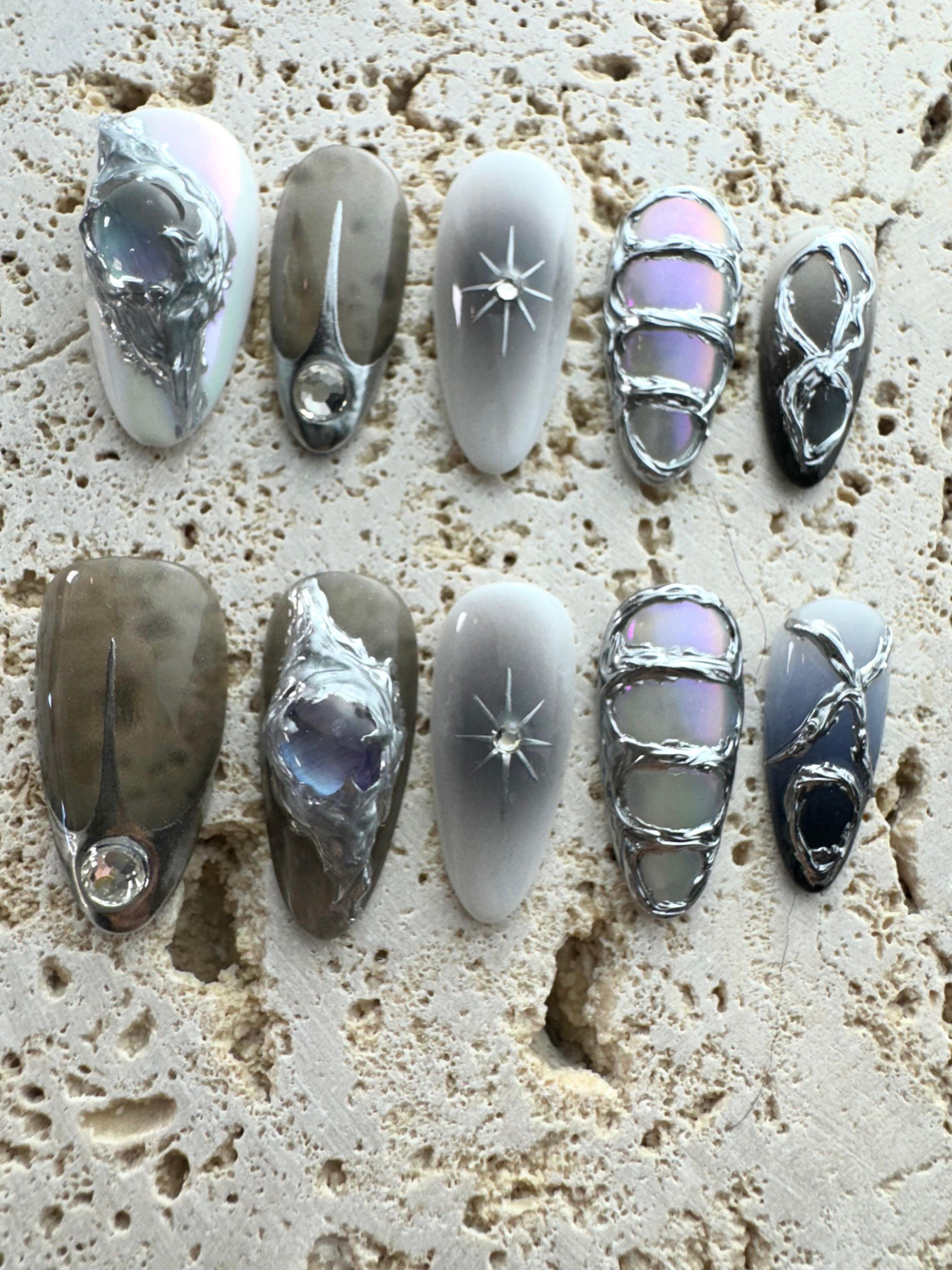 Iron Ore Princess Press On Nails