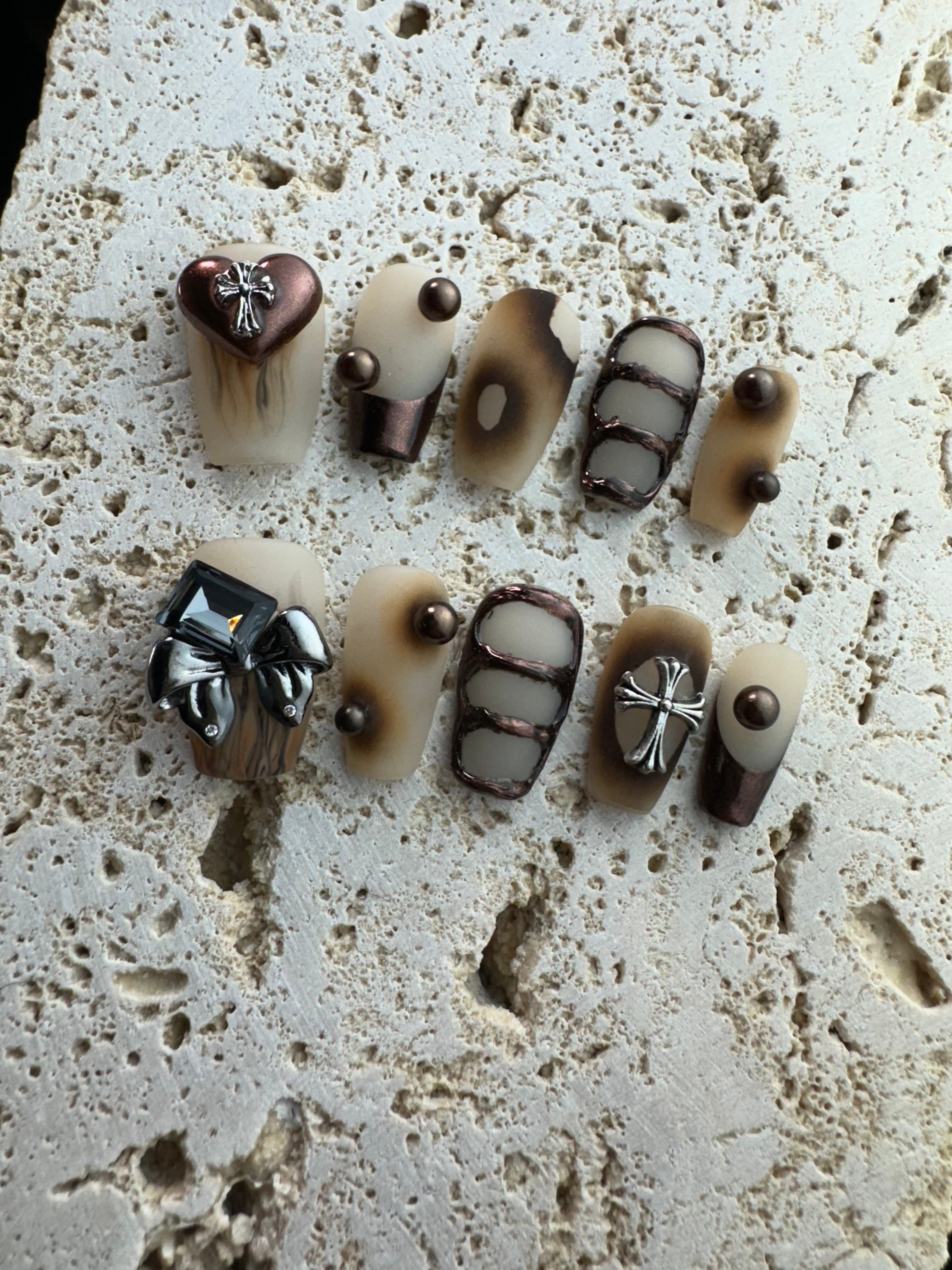 Y2K Wasteland Press On Nails