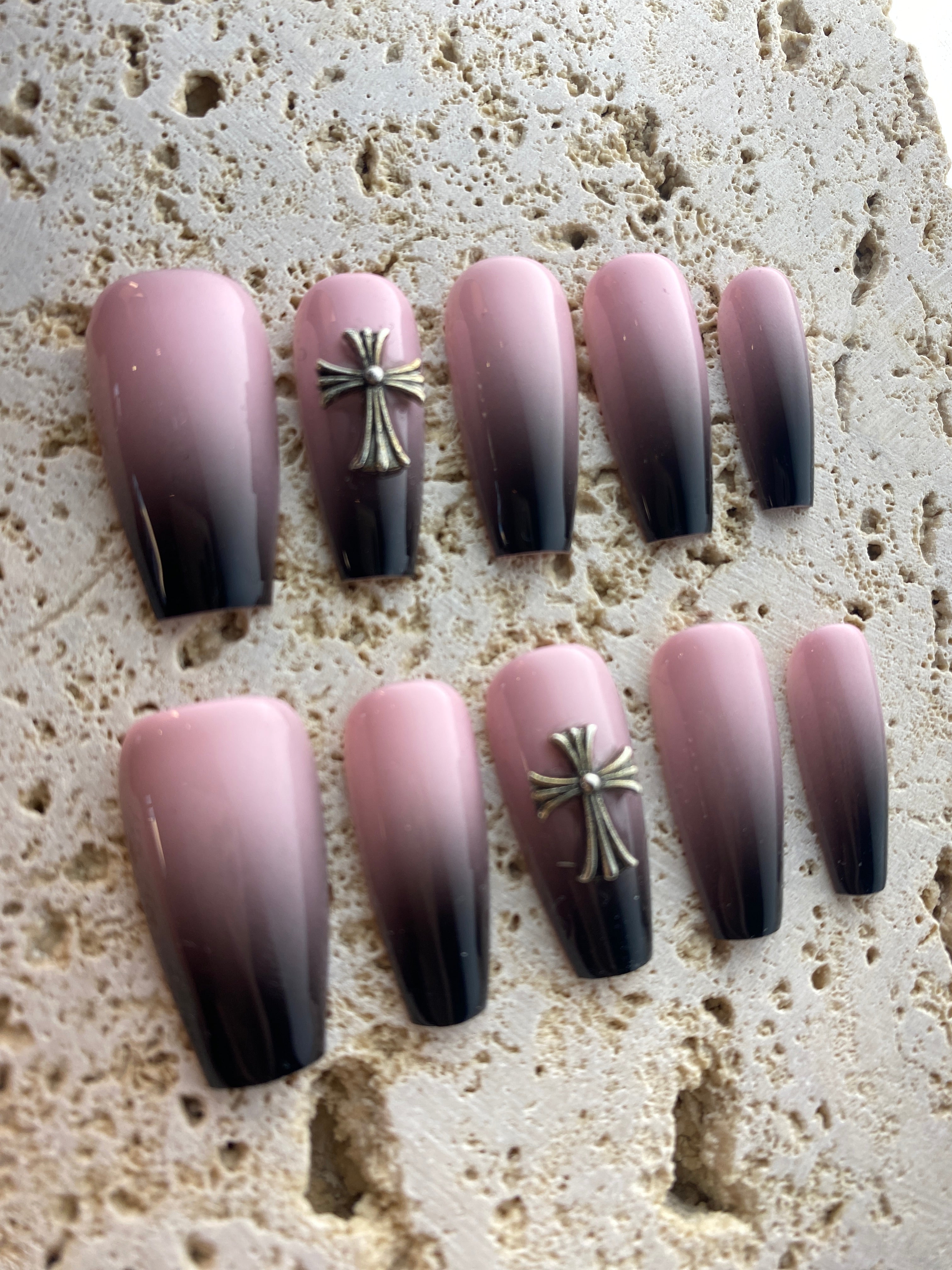 Blackpink Cross Press On Nails