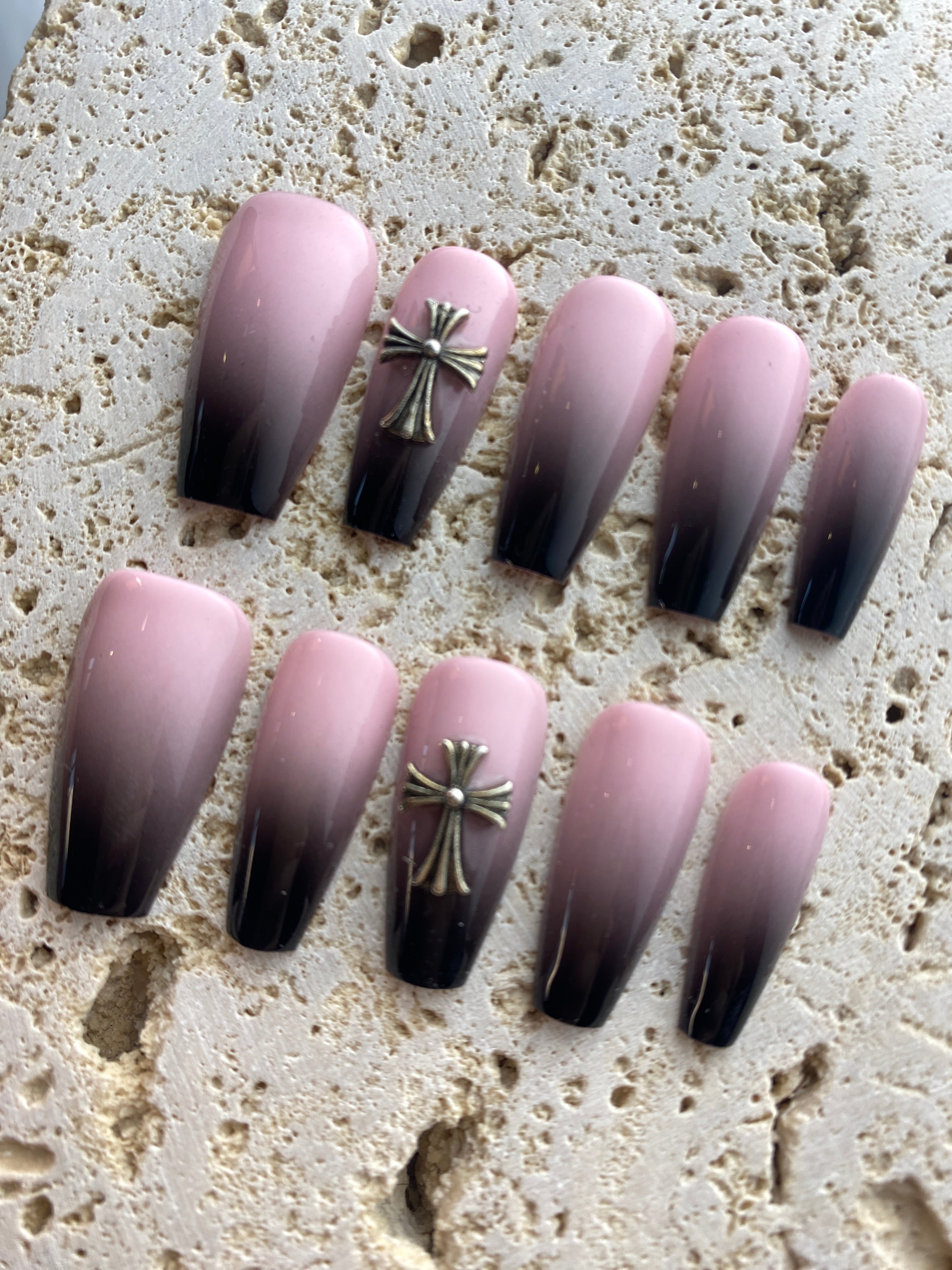 Blackpink Cross Press On Nails