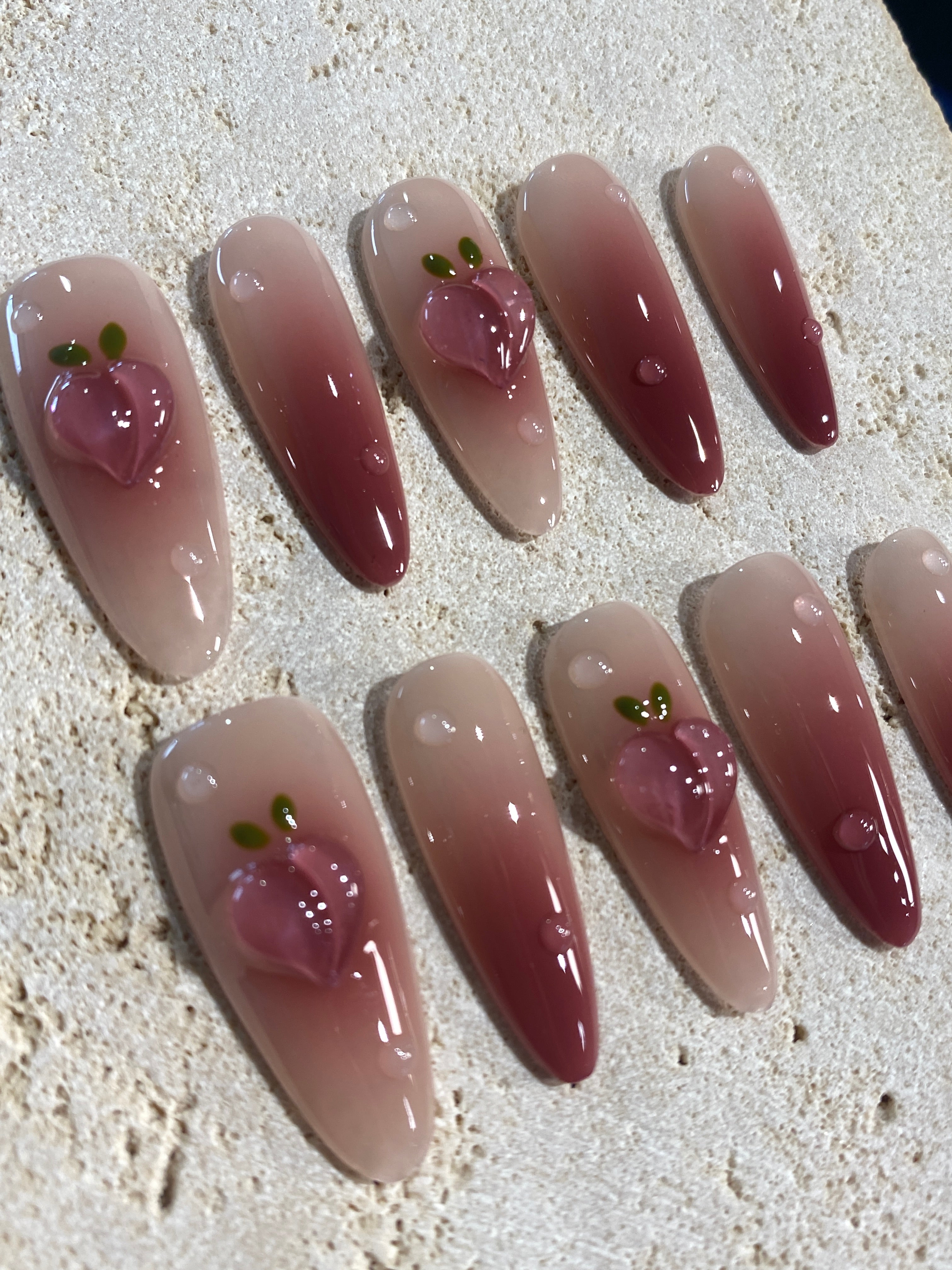 Peach Perfect Press On Nails