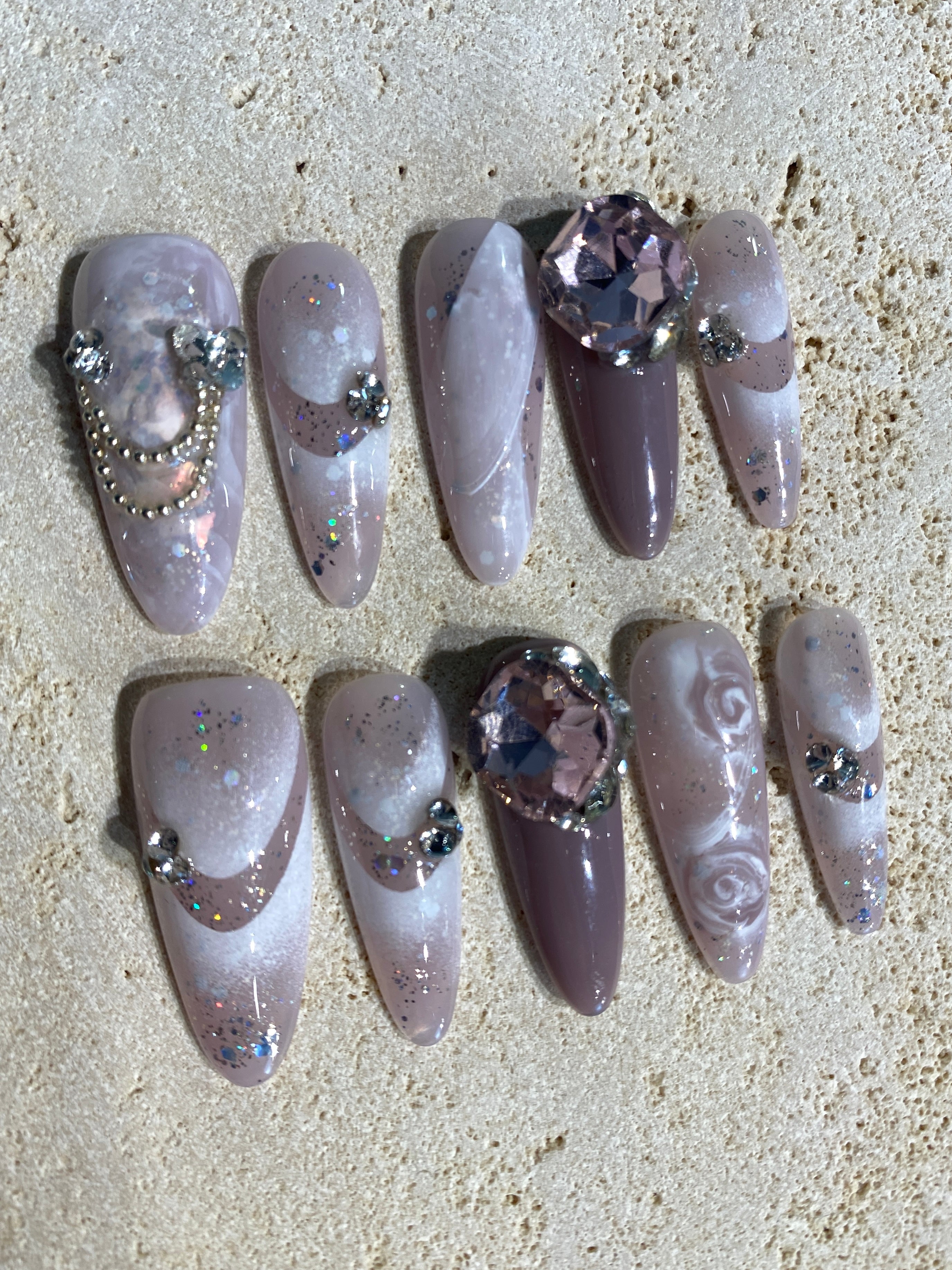 Lavender Rosè Press On Nails