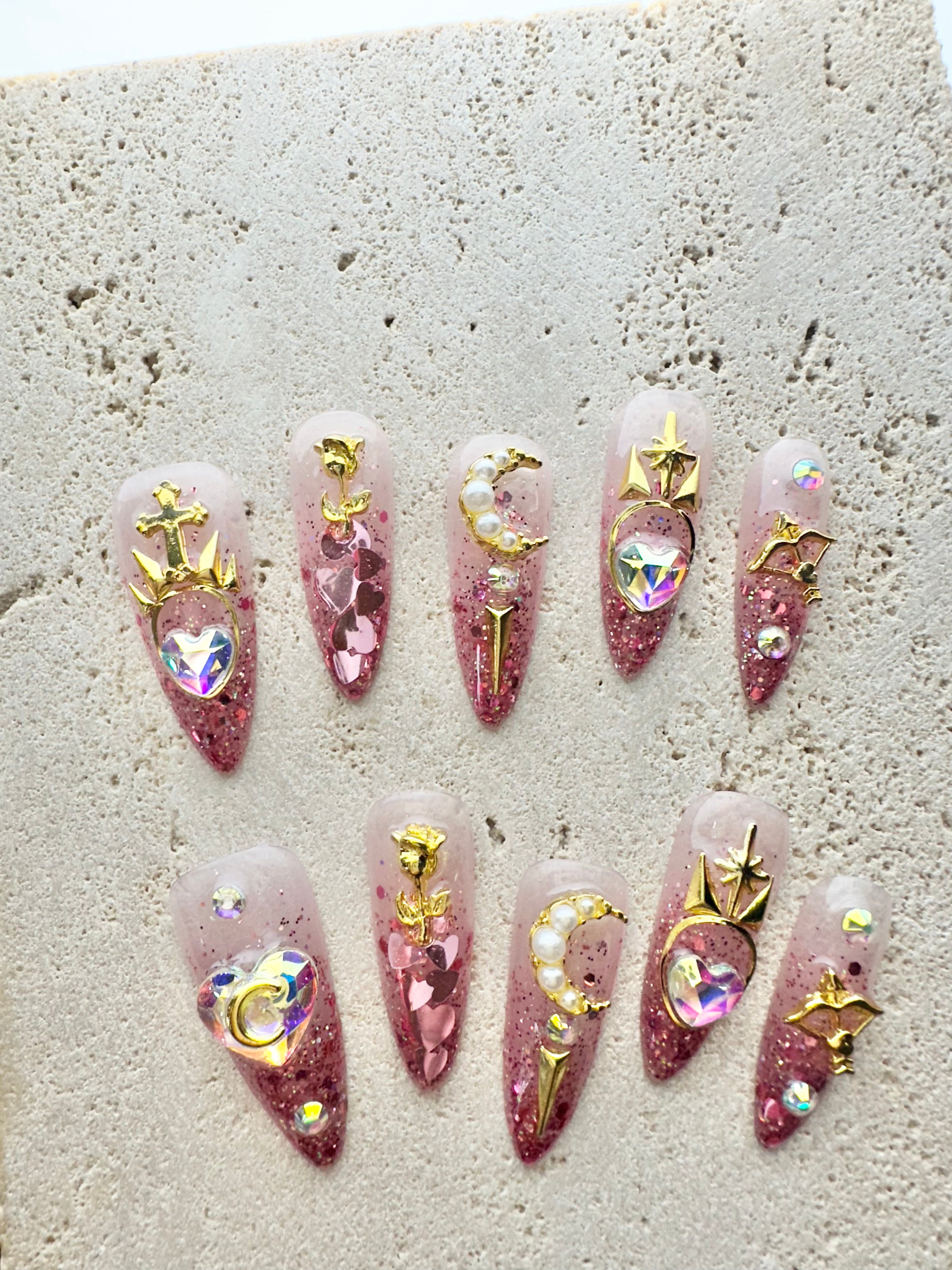 Mermaids Dream Press On Nails