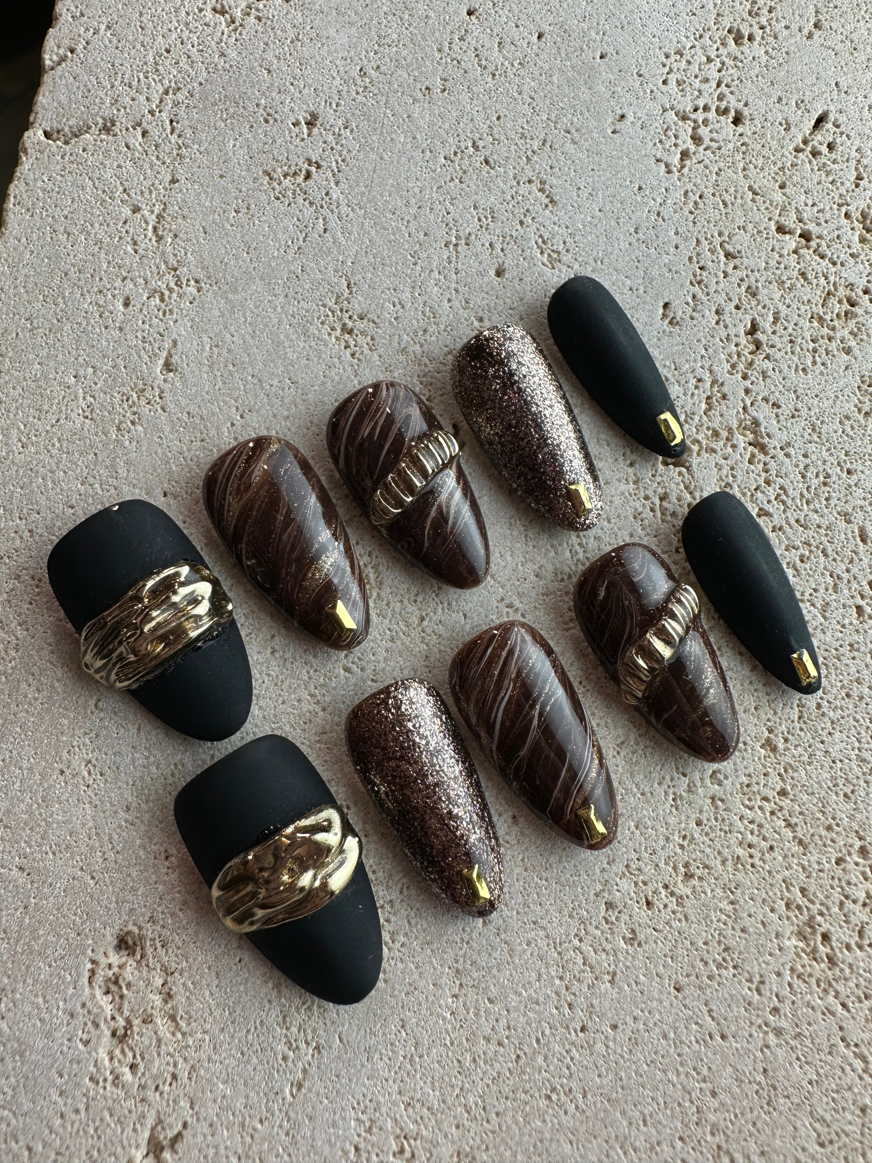 Black Symphony Press On Nails