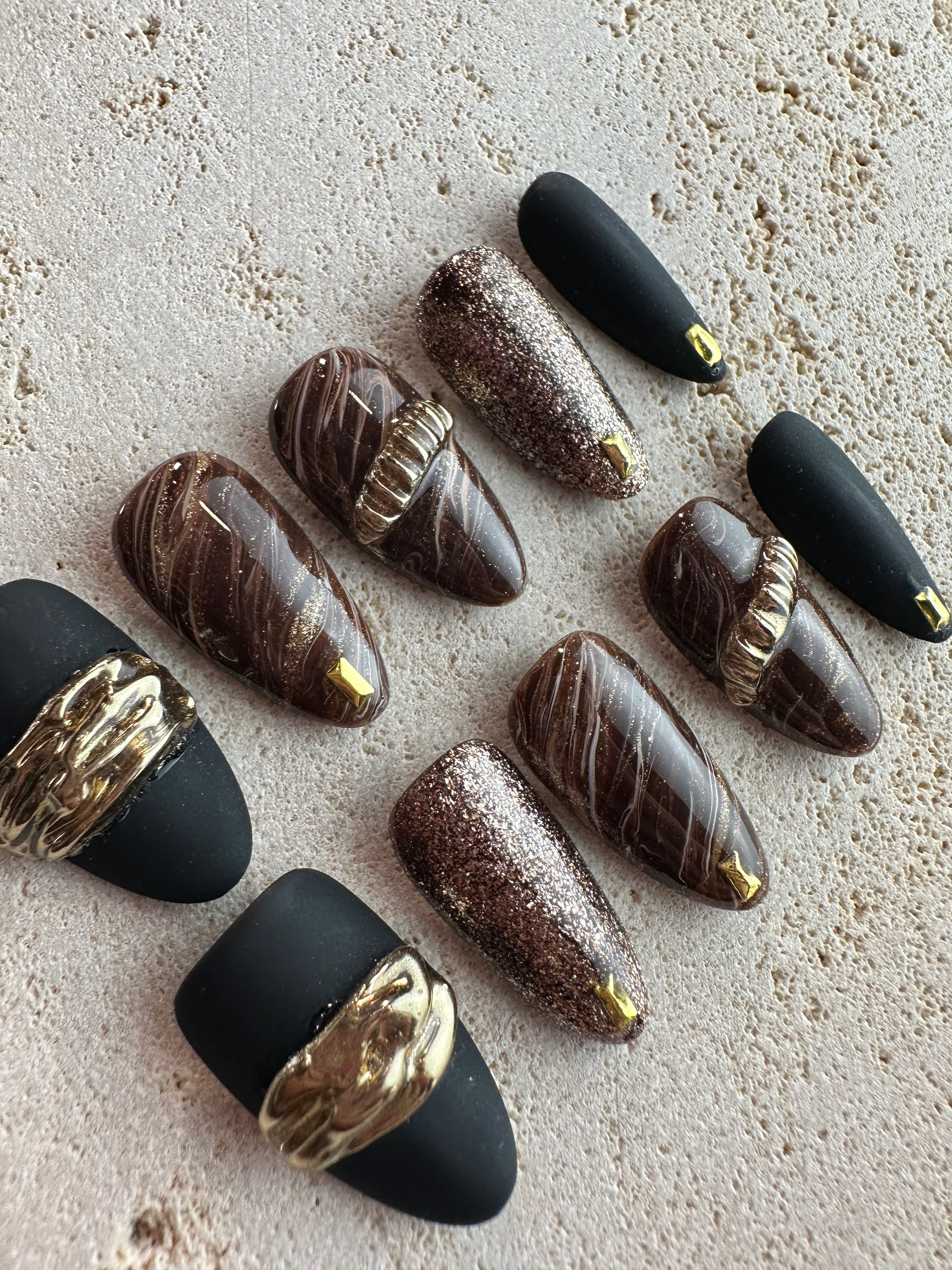 Black Symphony Press On Nails