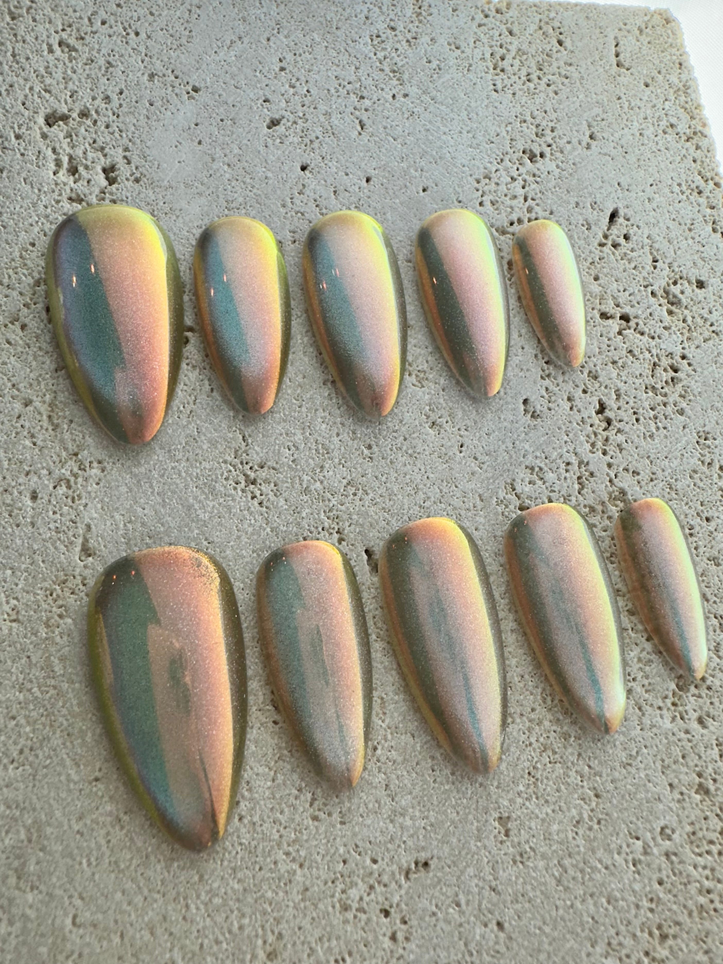 Crystal Magic Press On Nails- Sunset