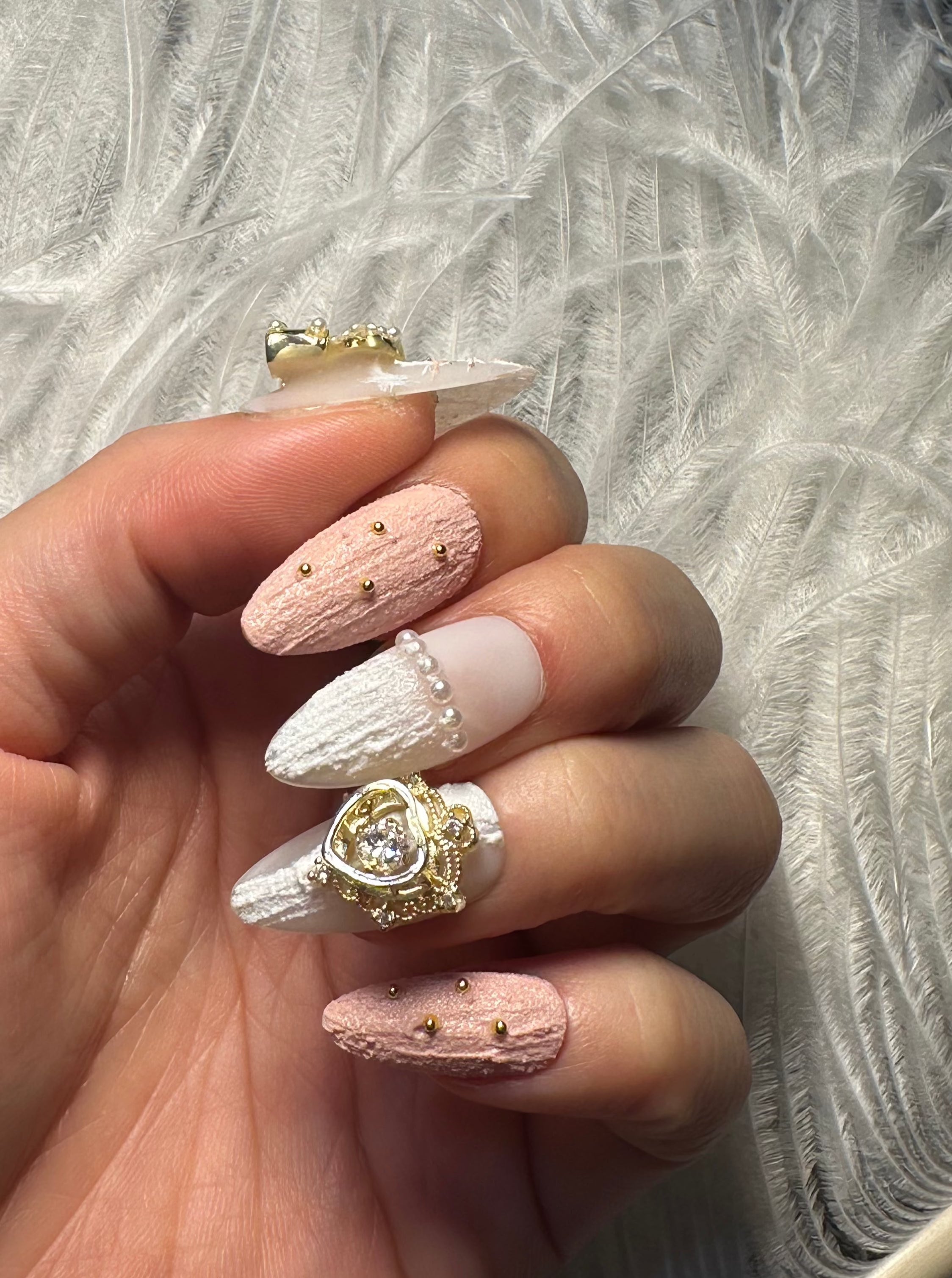 Ribbon Dream Press On Nails