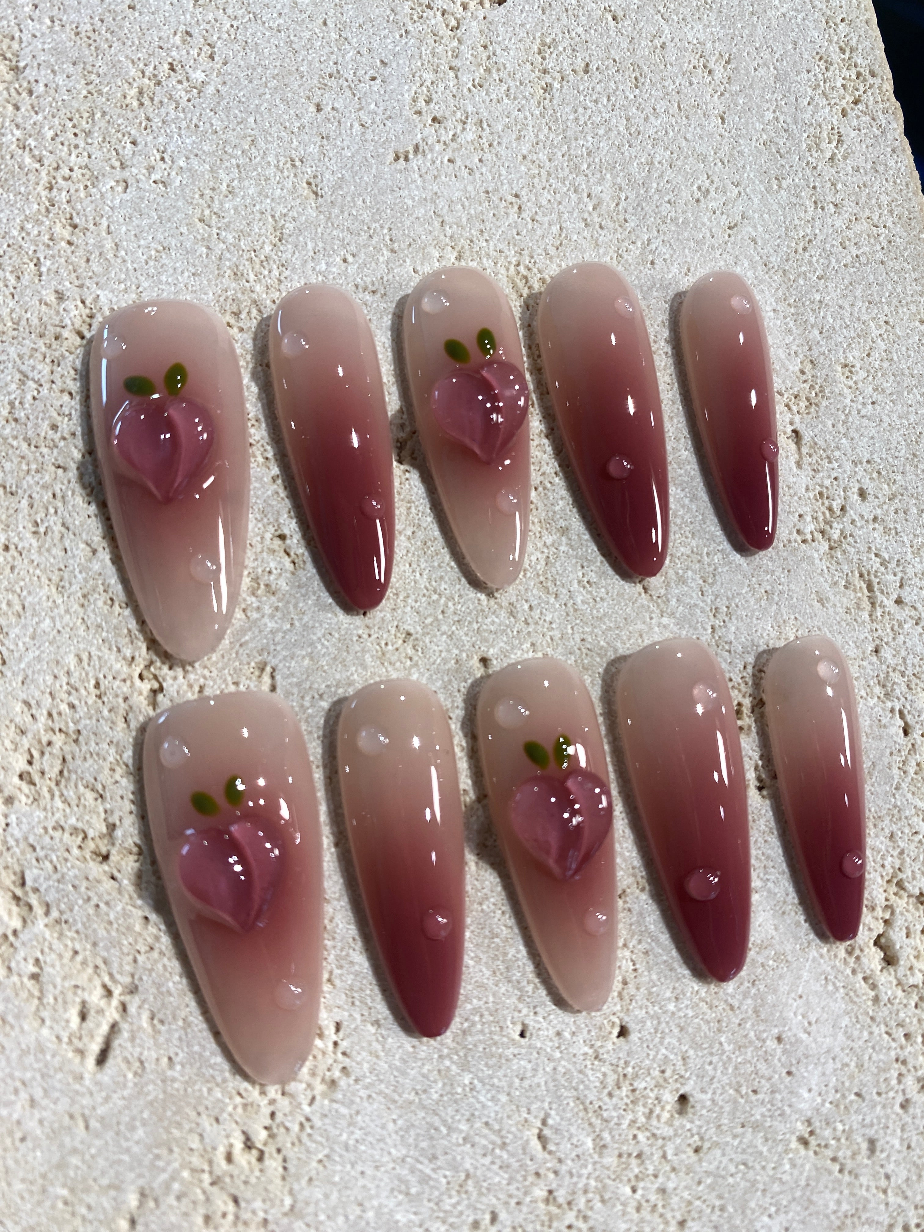 Peach Perfect Press On Nails