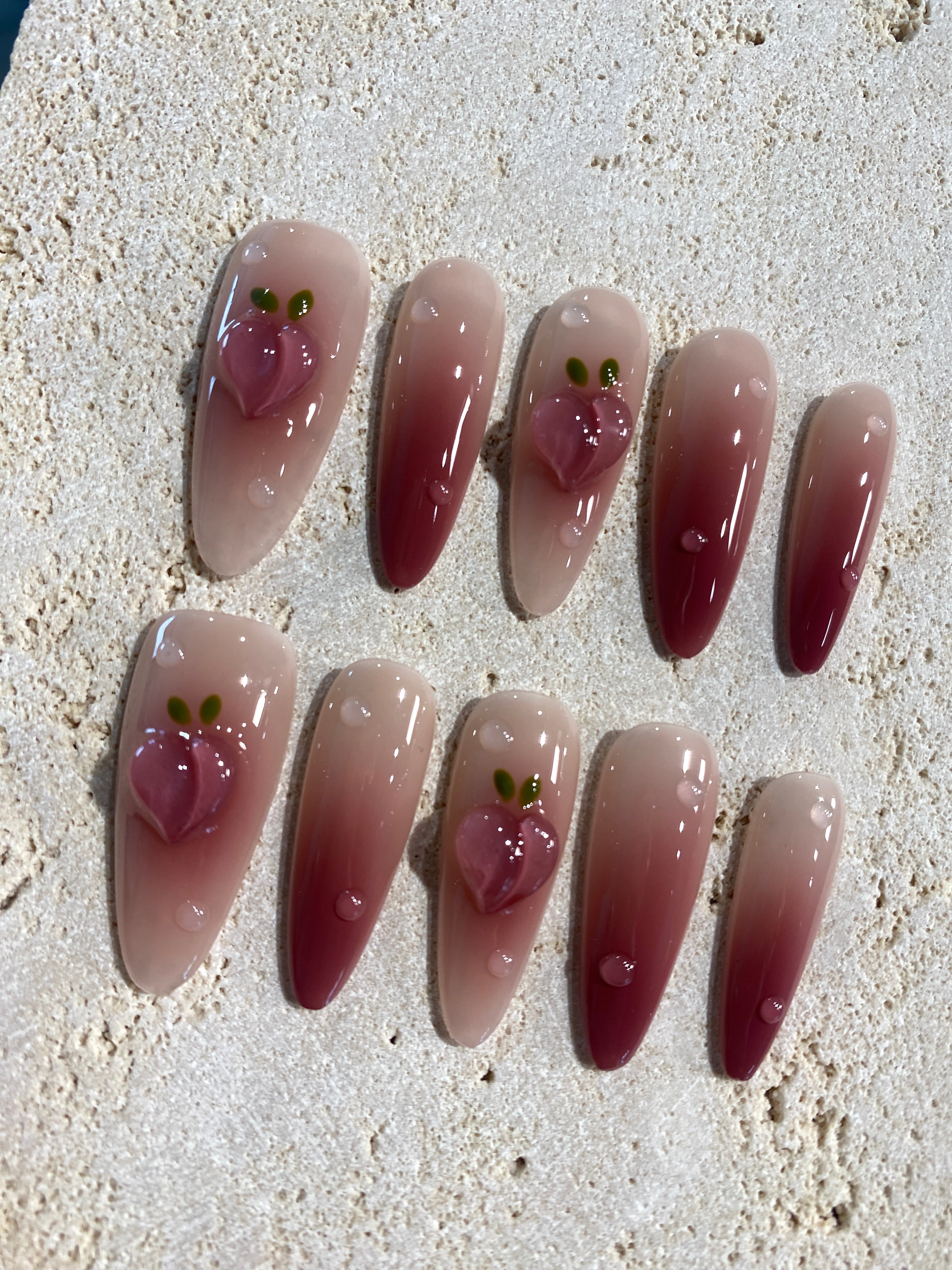 Peach Perfect Press On Nails