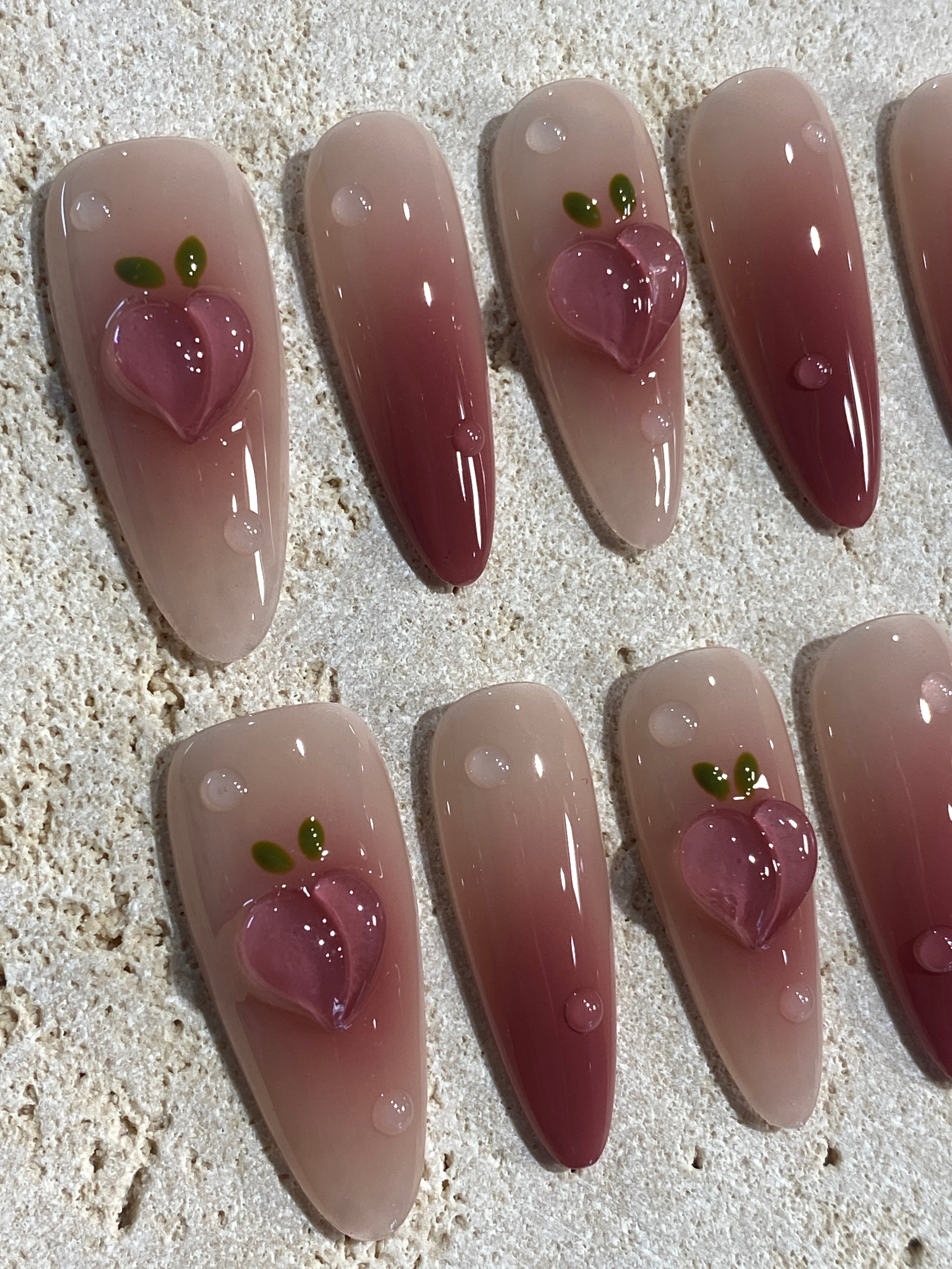 Peach Perfect Press On Nails