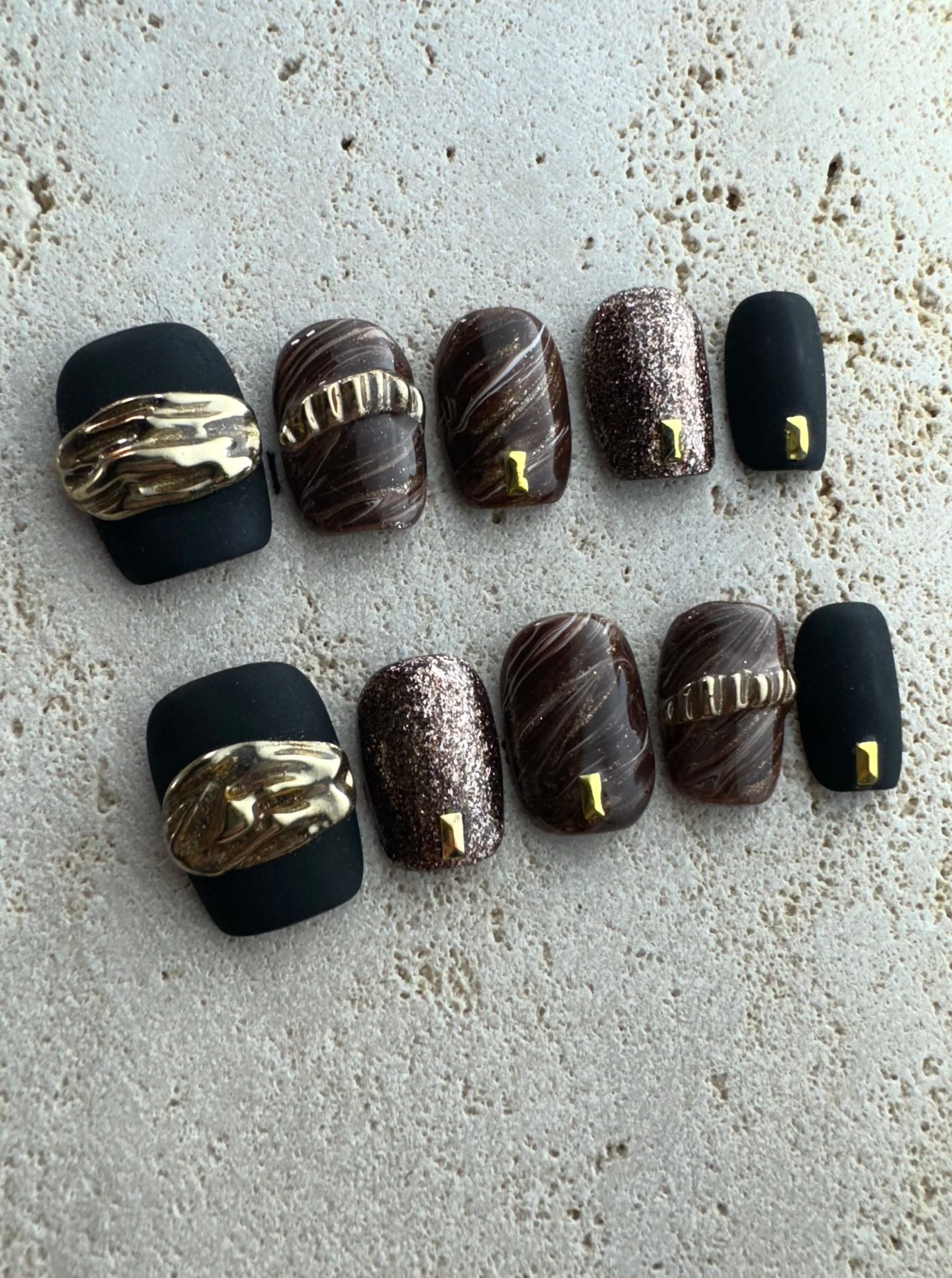 Black Symphony Press On Nails