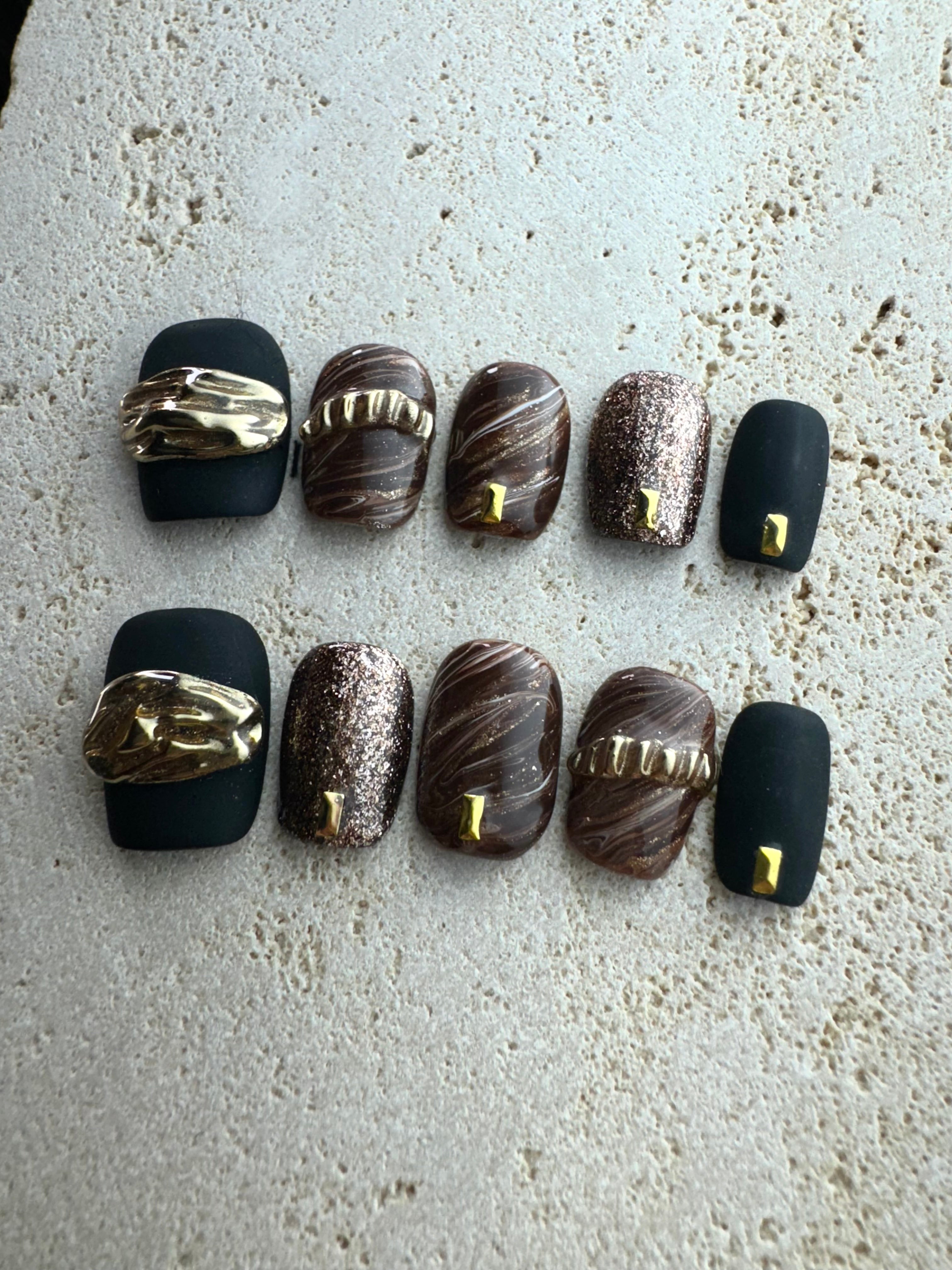 Black Symphony Press On Nails